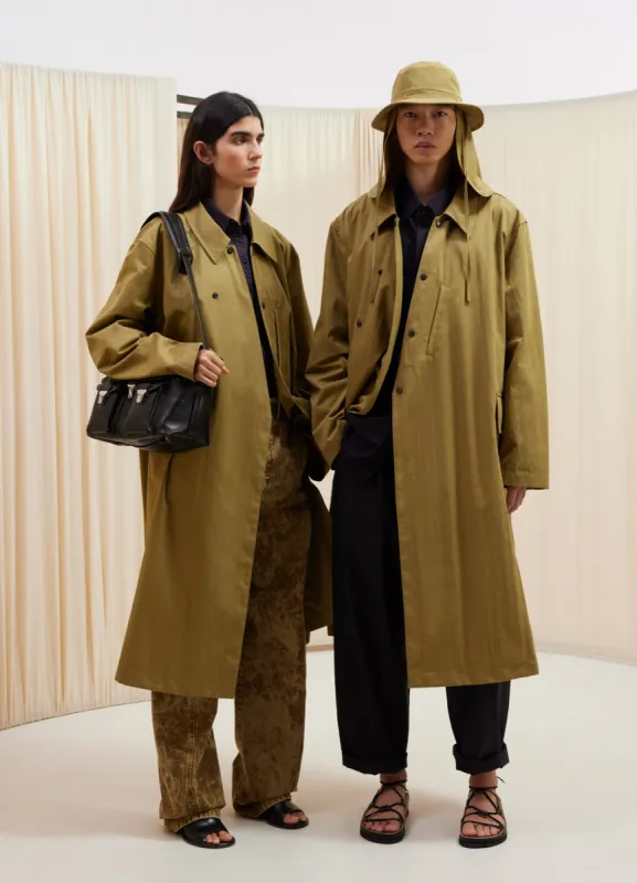 ASYMMETRICAL RAINCOAT sold by Lemaire