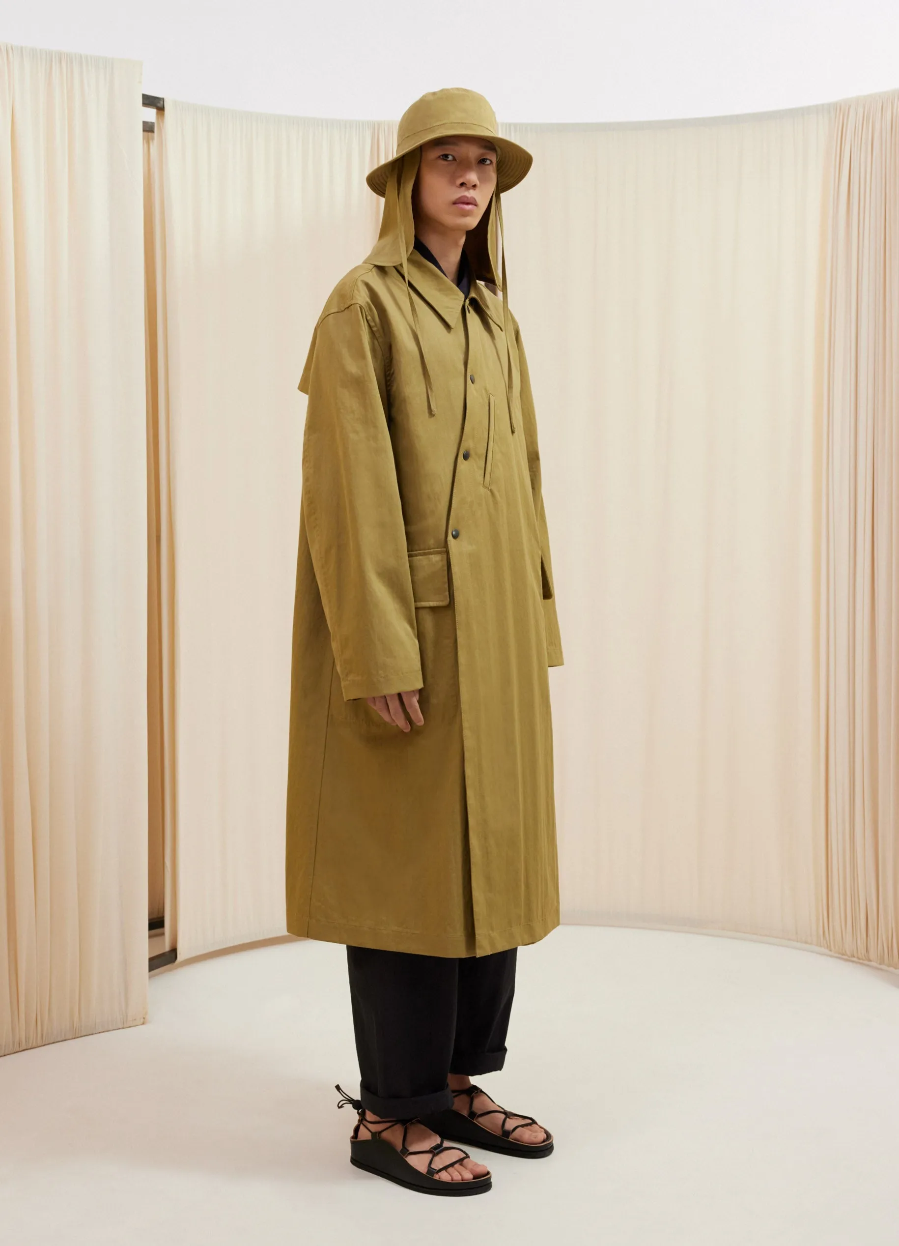 ASYMMETRICAL RAINCOAT sold by Lemaire product image thumbnail 3