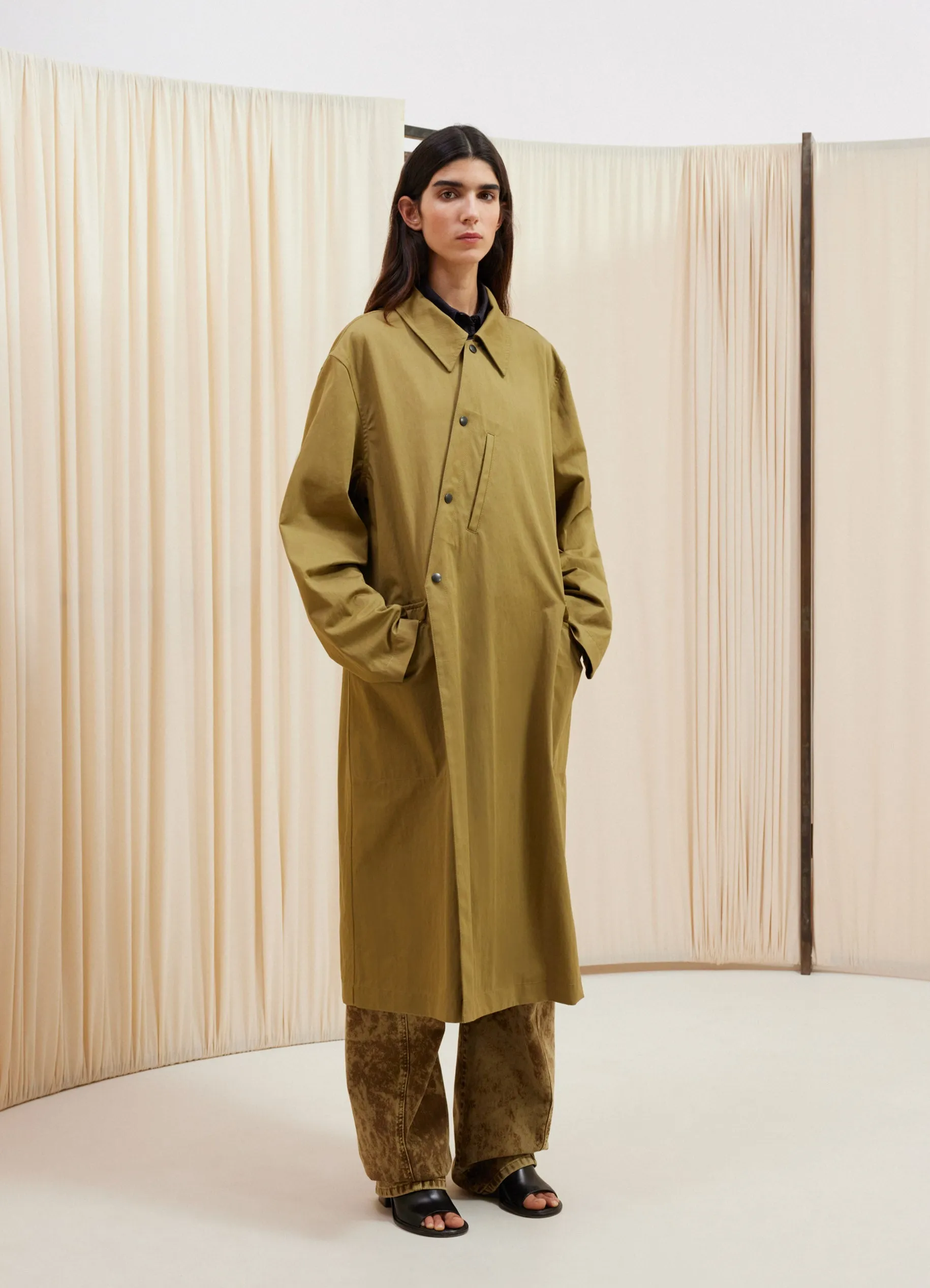 ASYMMETRICAL RAINCOAT sold by Lemaire product image thumbnail 5