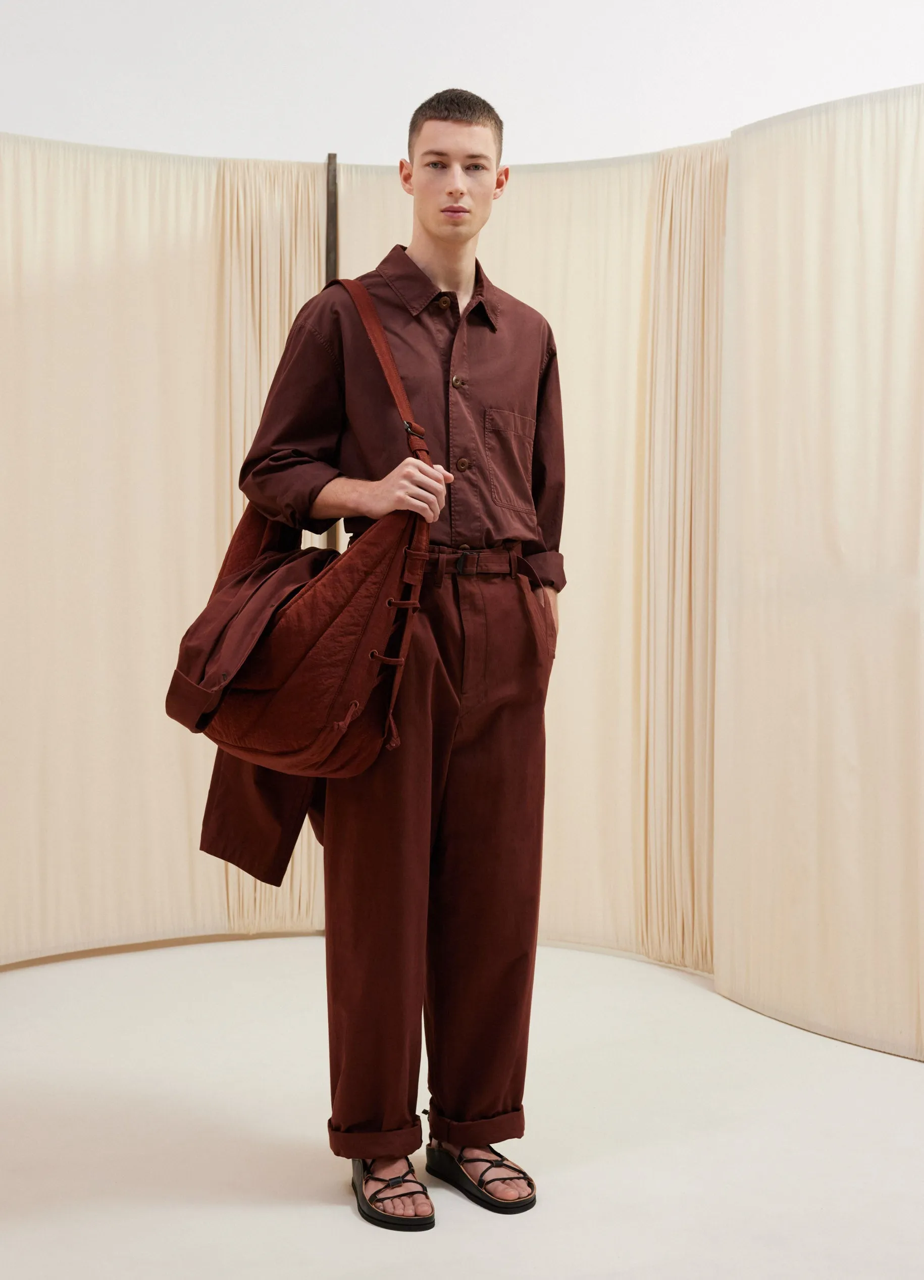 SEAMLESS BELTED PANTS sold by Lemaire product image thumbnail 3