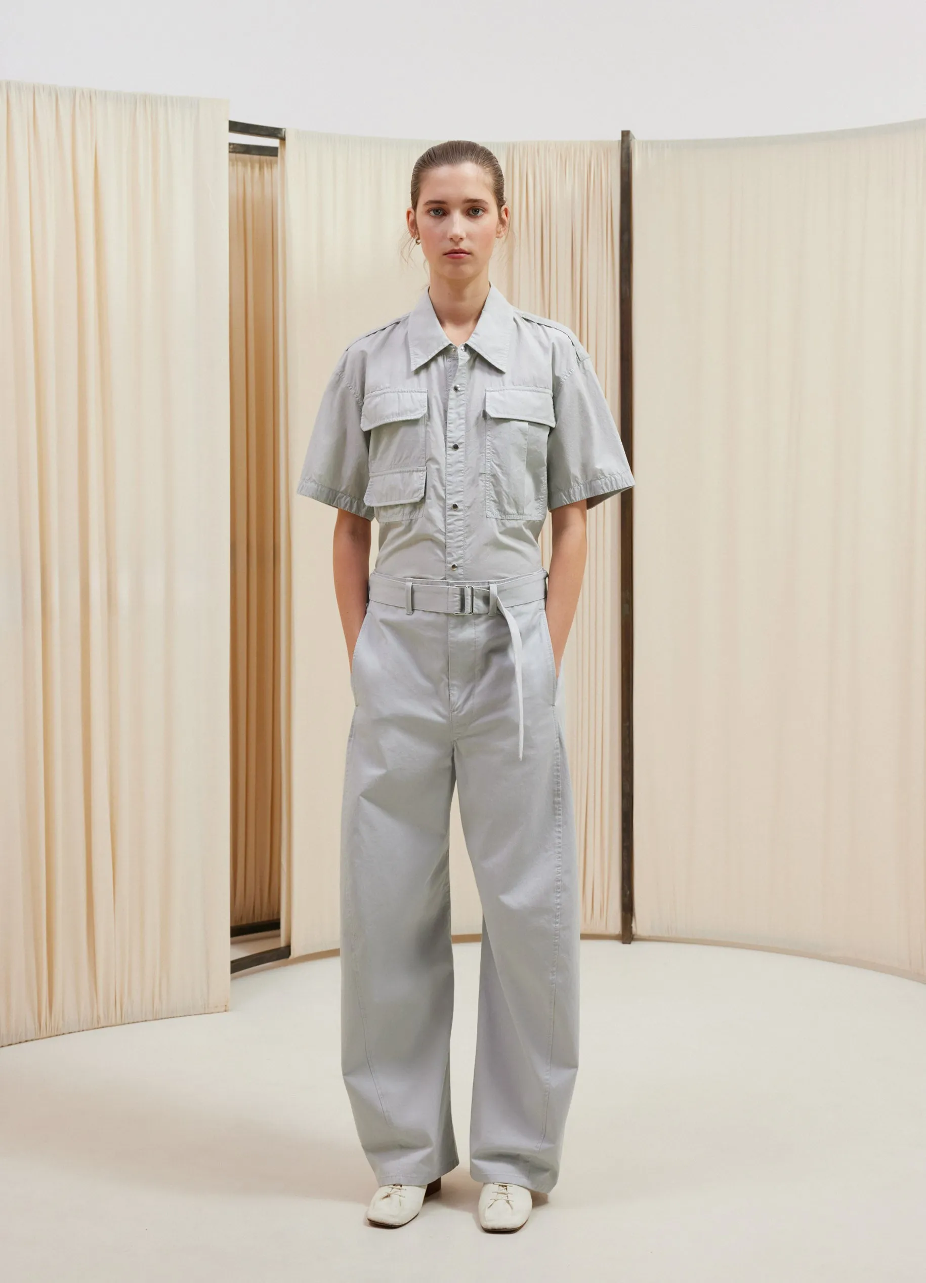 REPORTER SHIRT WITH SNAPS sold by Lemaire product image thumbnail 2