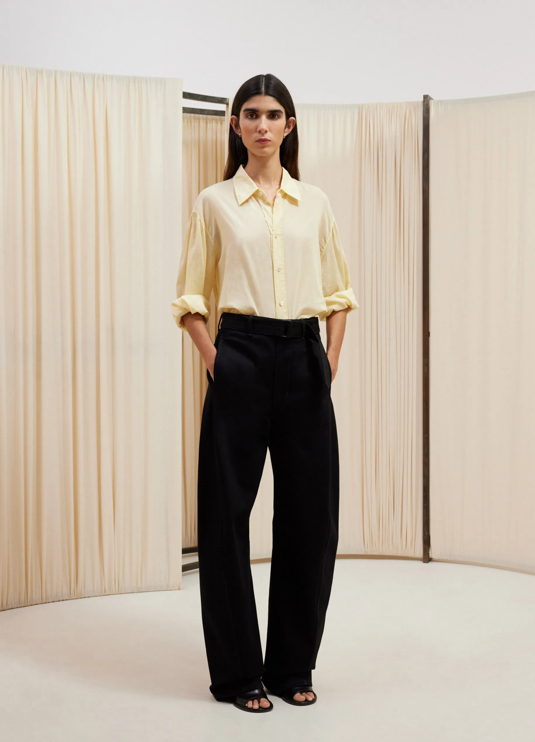 LIGHT STRAIGHT COLLAR SHIRT sold by Lemaire product image thumbnail 2