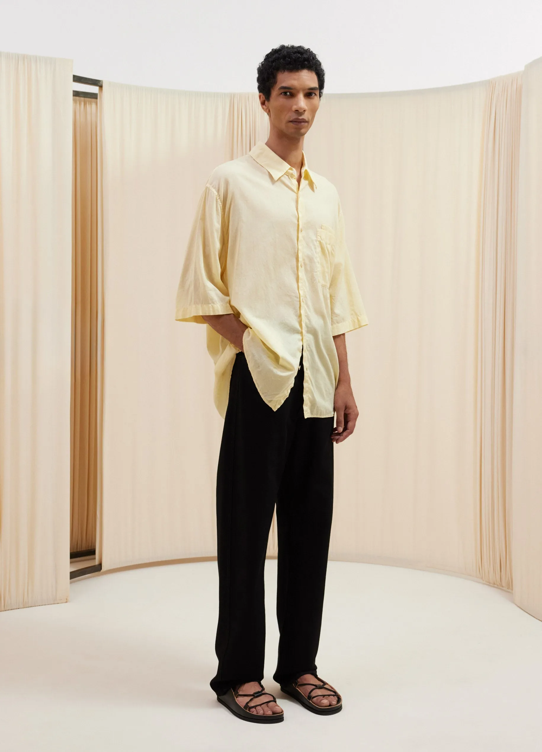 DOUBLE POCKET SHORT SLEEVE SHIRT sold by Lemaire