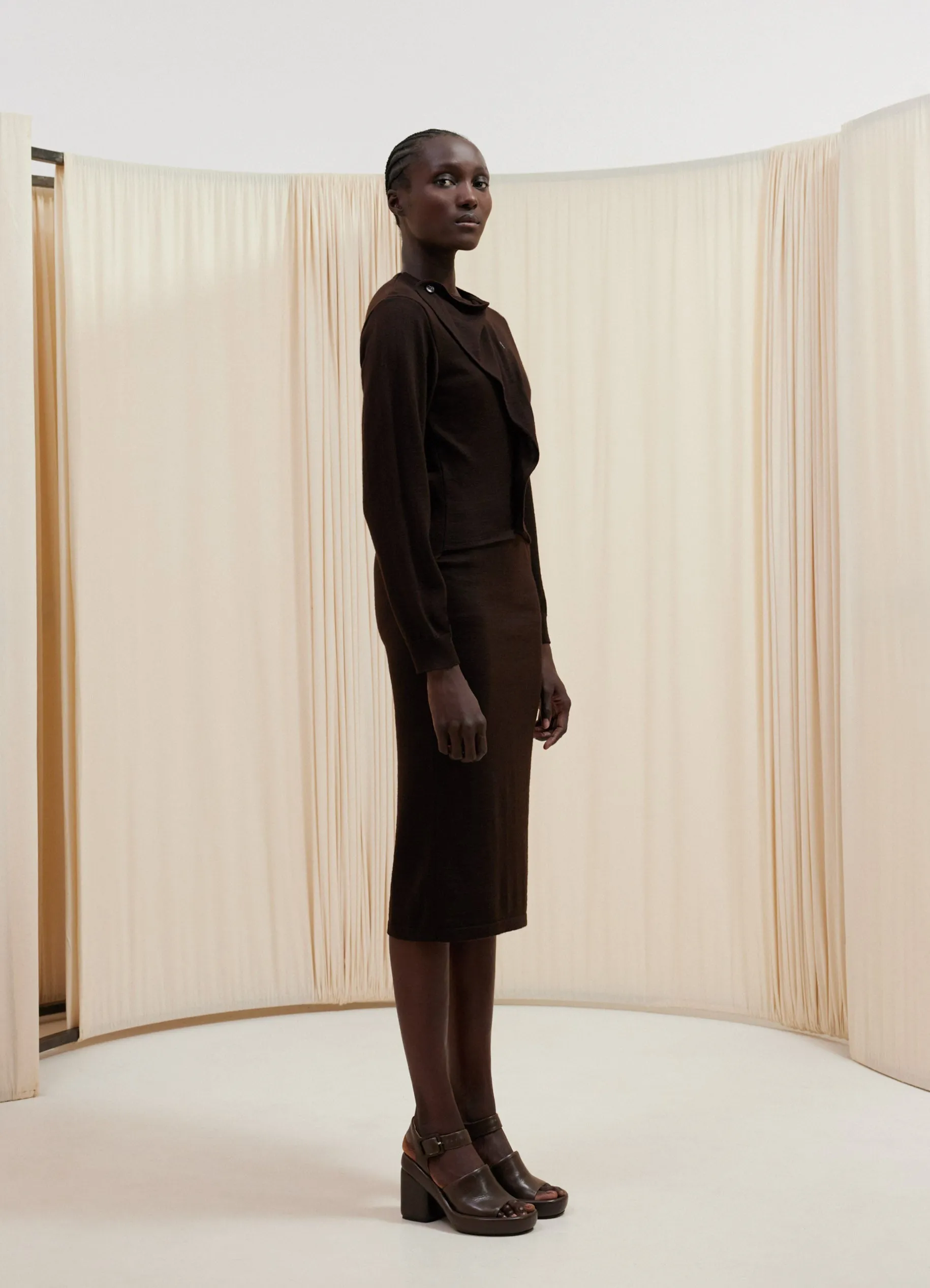 CARDIGAN DRESS sold by Lemaire product image thumbnail 2
