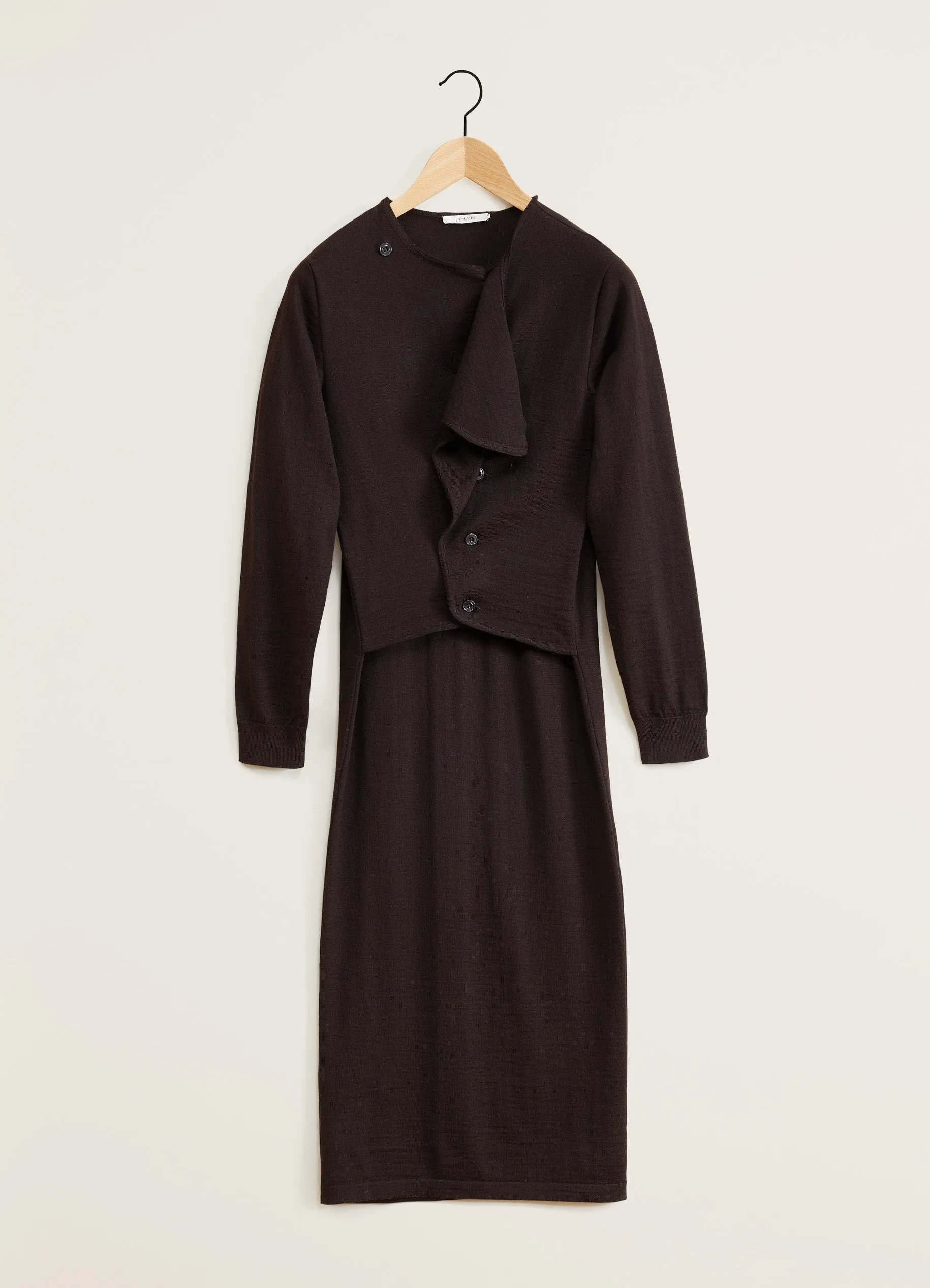 CARDIGAN DRESS sold by Lemaire product image thumbnail 3