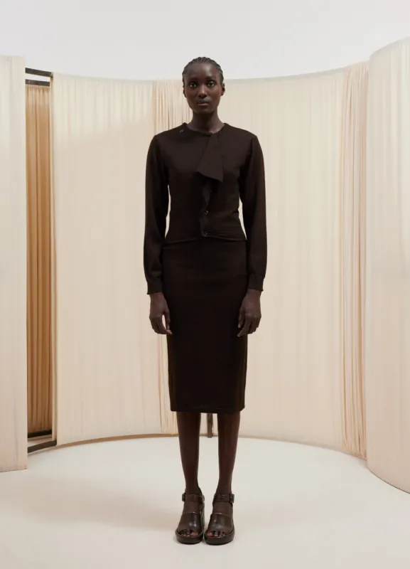 CARDIGAN DRESS made by Lemaire