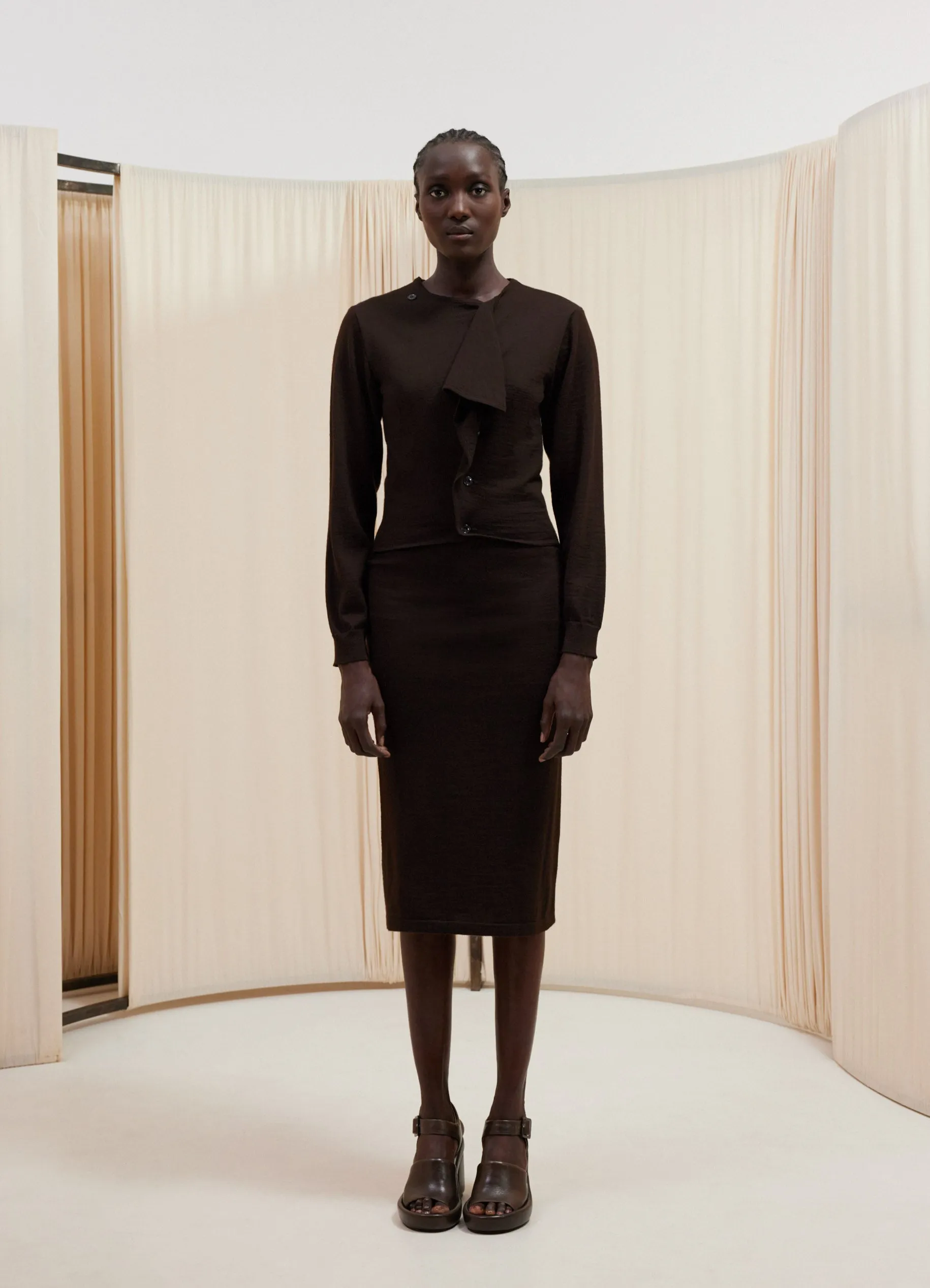 CARDIGAN DRESS sold by Lemaire