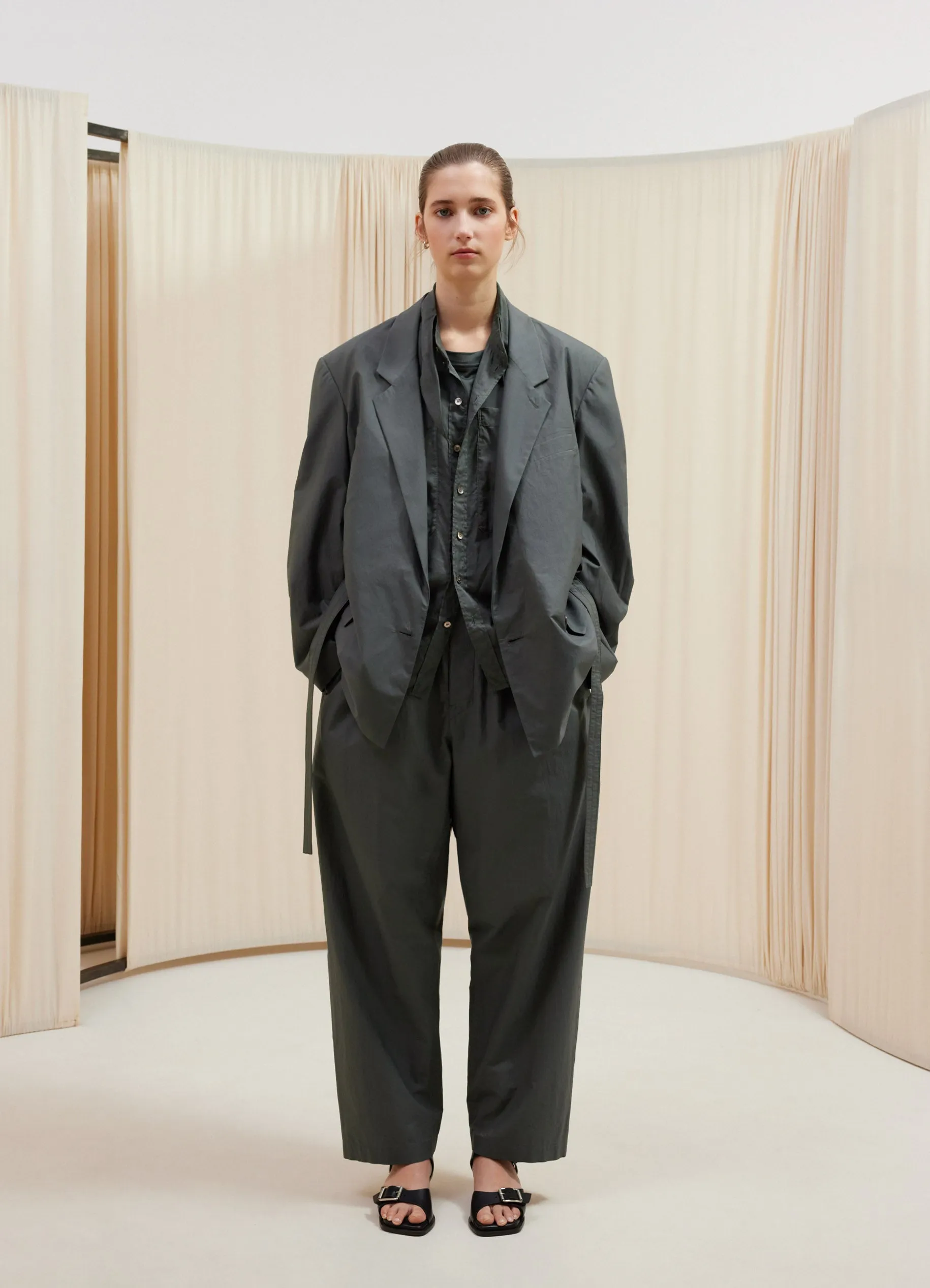 BELTED LIGHT TAILORED JACKET sold by Lemaire product image thumbnail 2