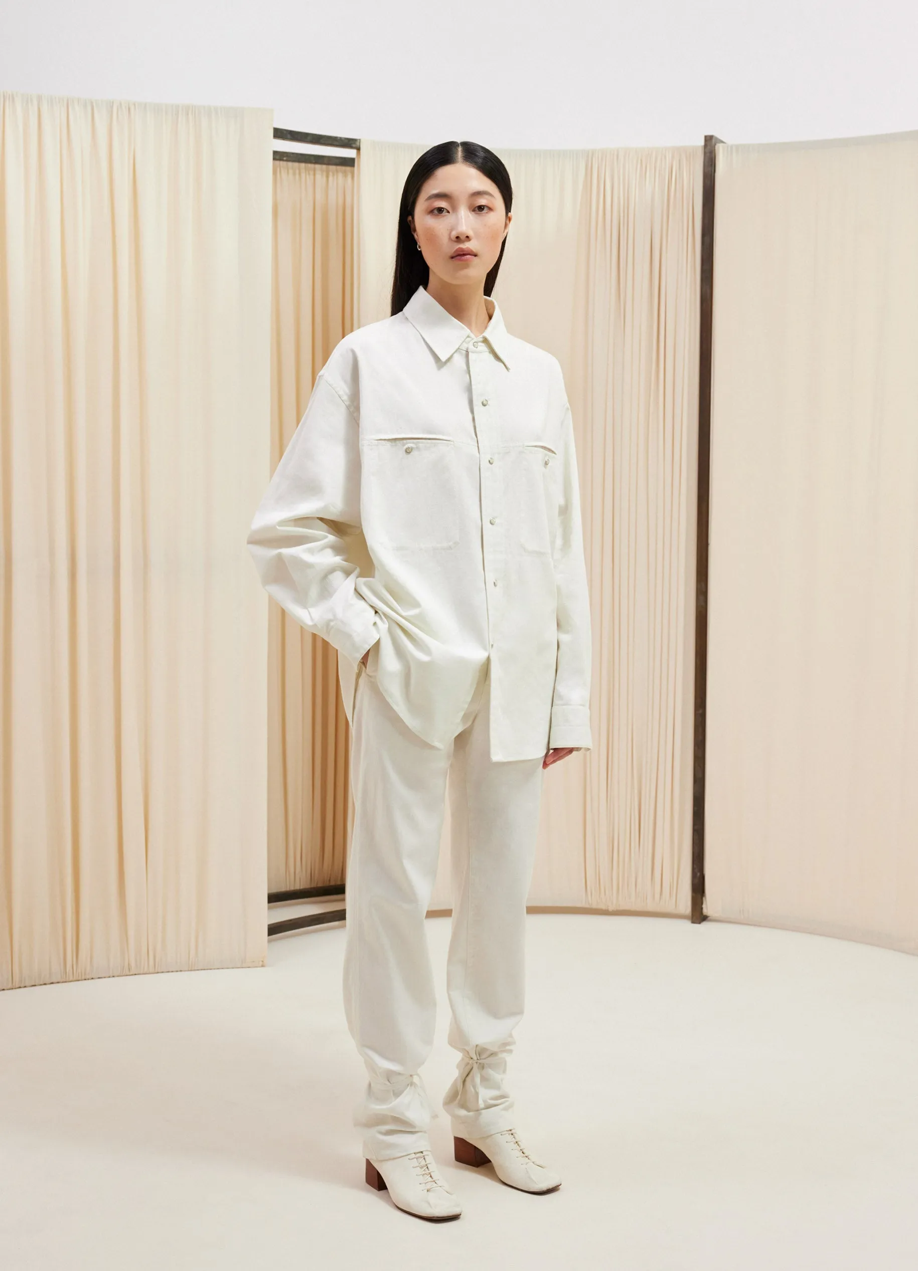 WELT POCKET SHIRT sold by Lemaire