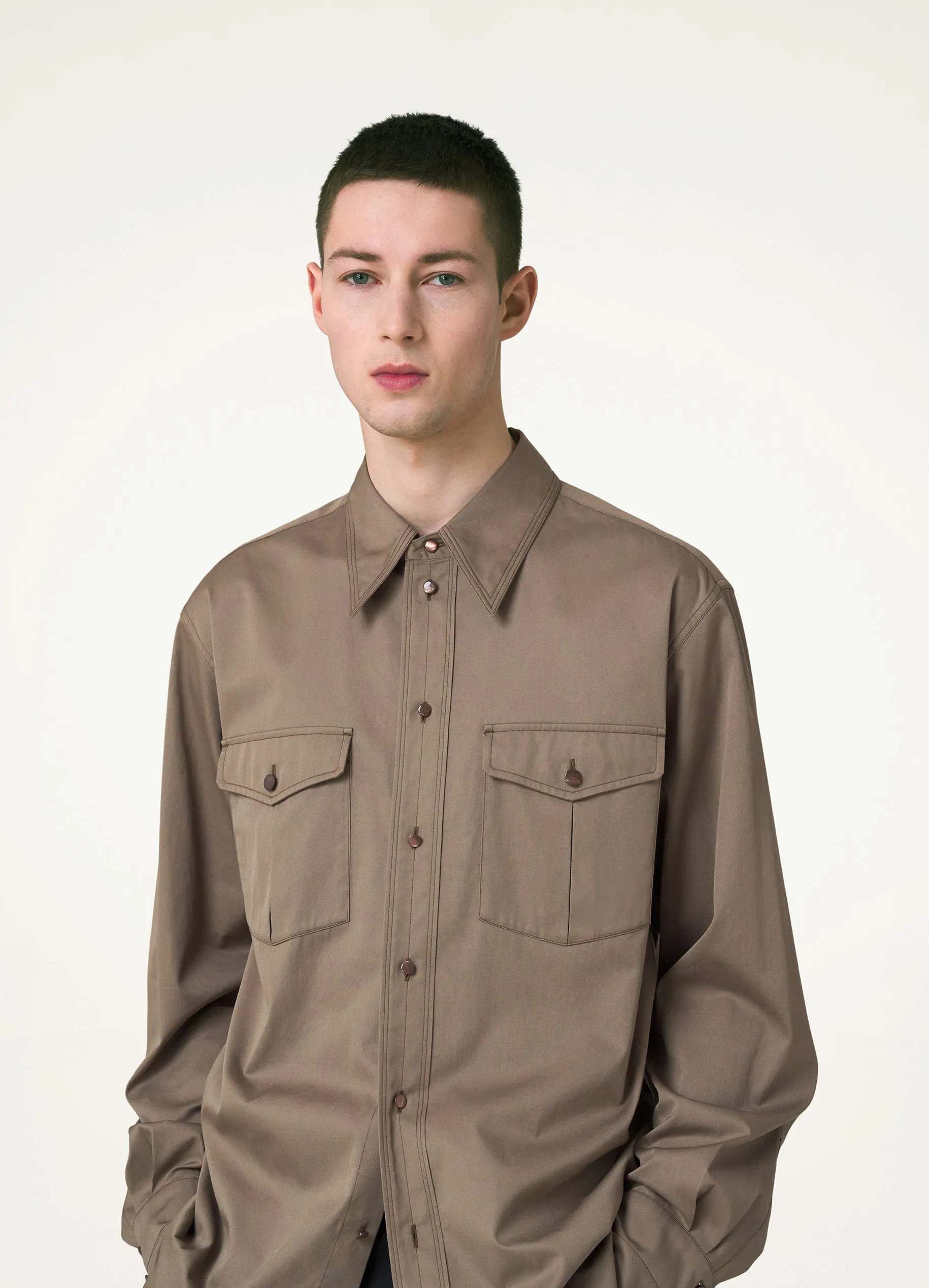 RELAXED WESTERN SHIRT sold by Lemaire product image thumbnail 3