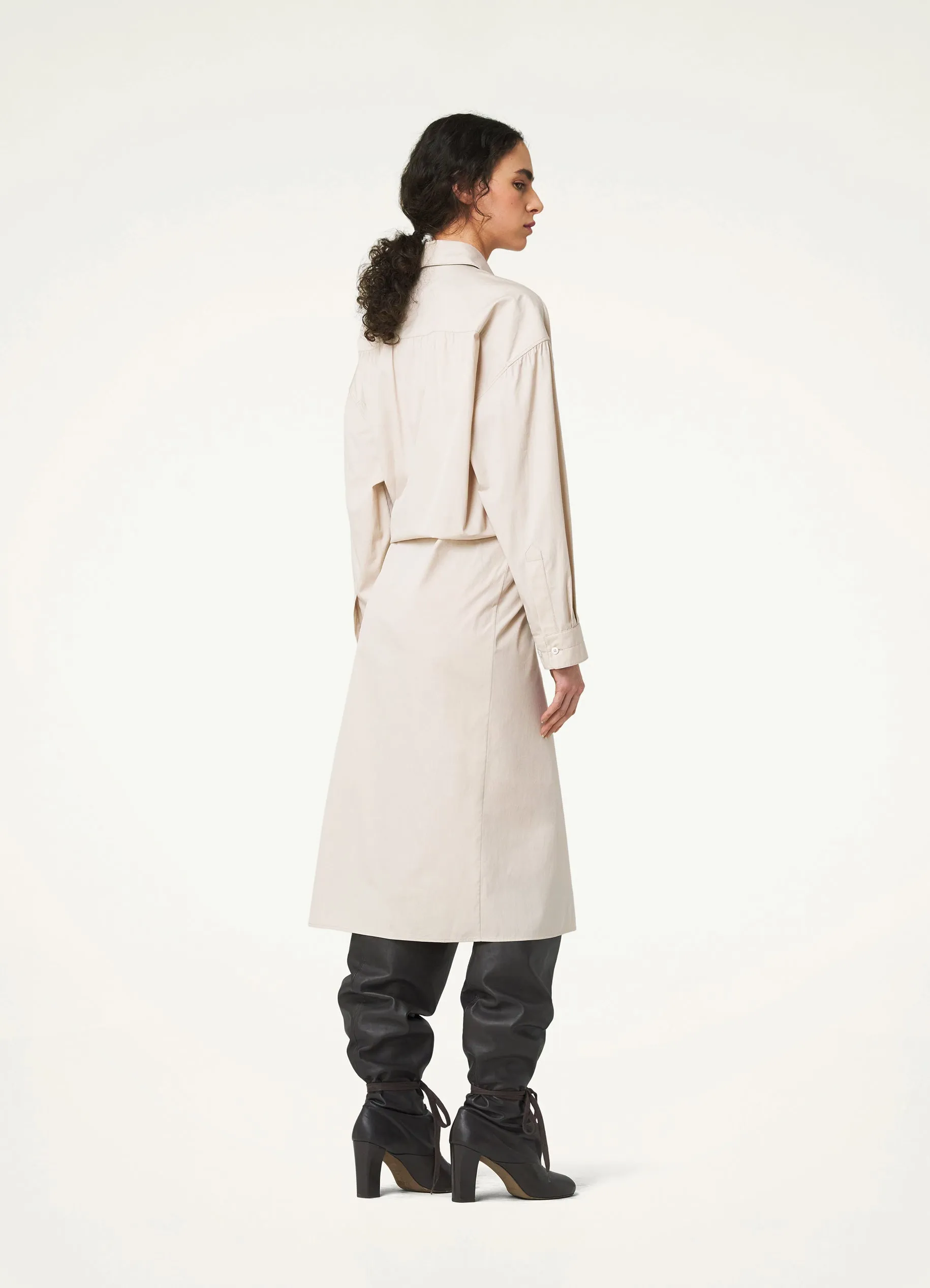 STRAIGHT COLLAR TWISTED DRESS sold by Lemaire product image thumbnail 2