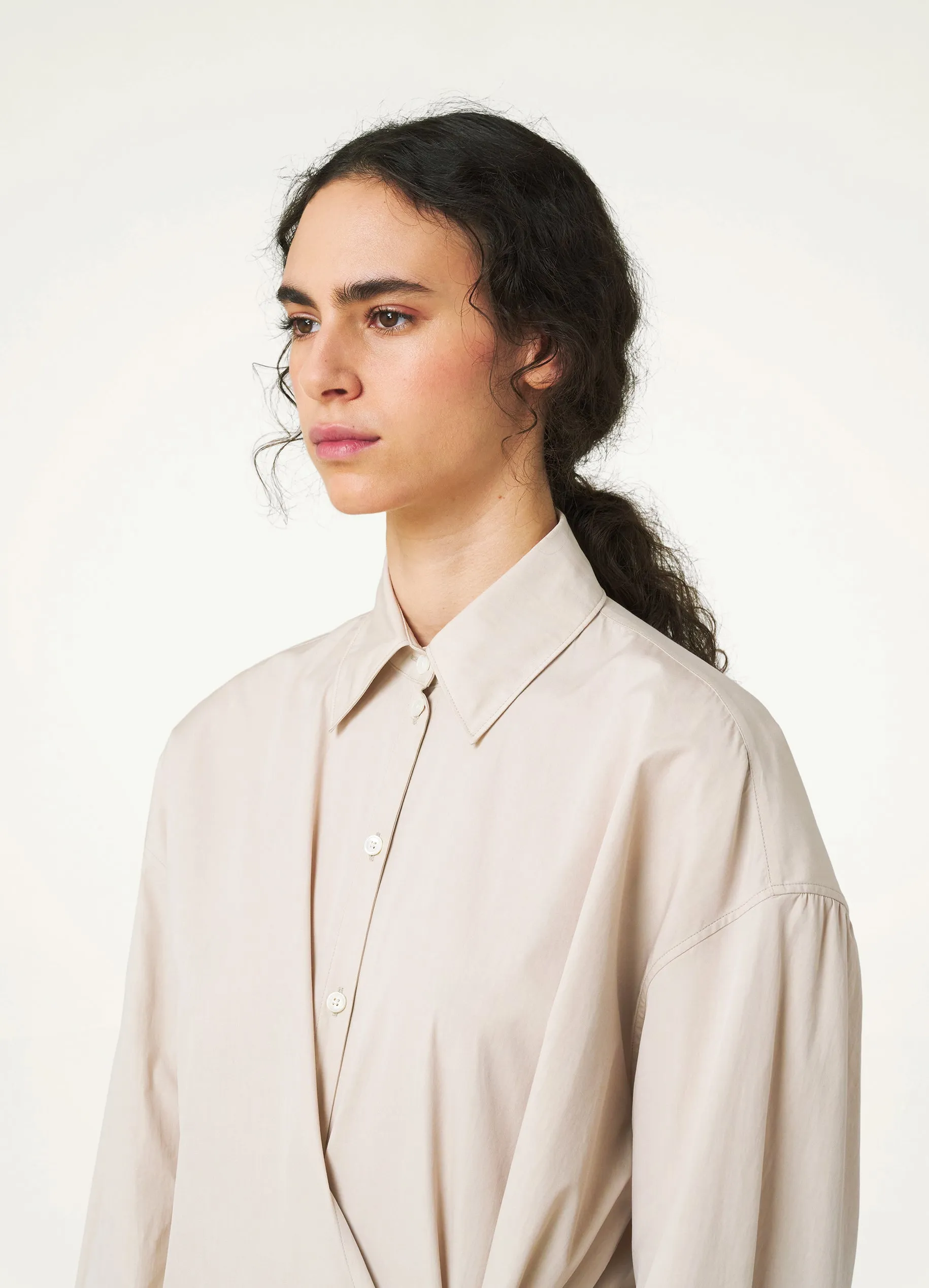 STRAIGHT COLLAR TWISTED DRESS sold by Lemaire product image thumbnail 3