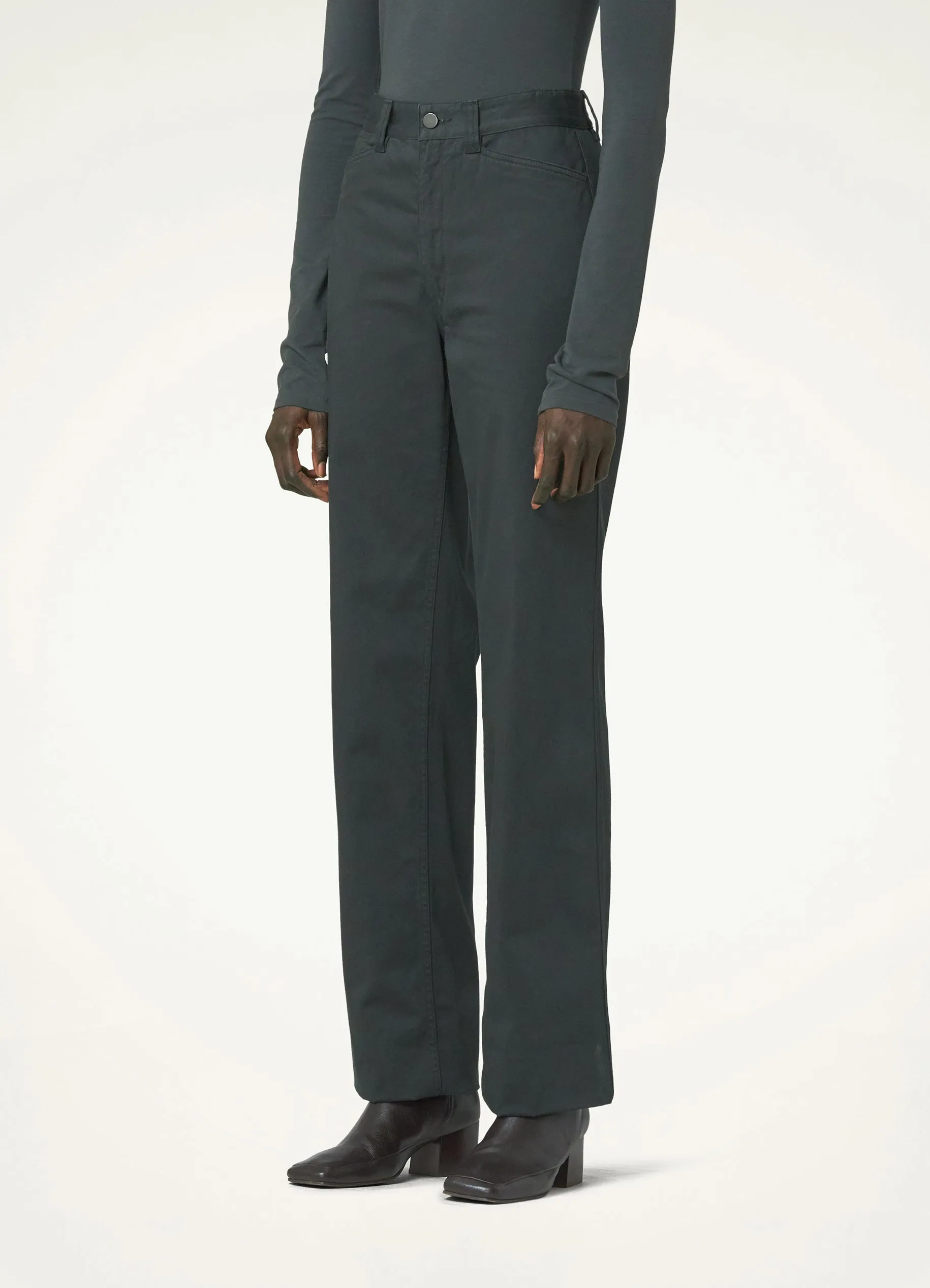 HIGH WAISTED STRAIGHT PANTS sold by Lemaire product image thumbnail 2