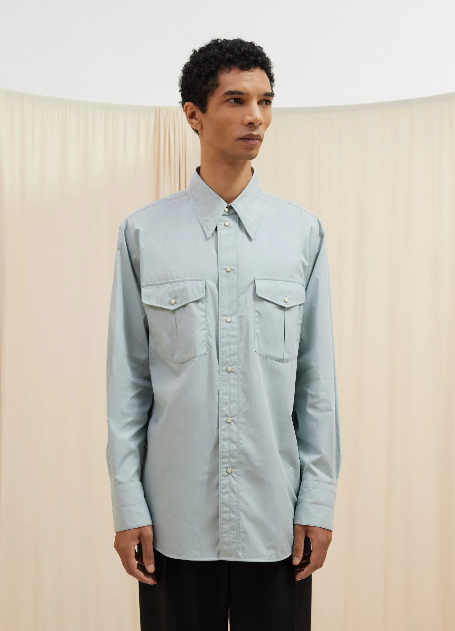 WESTERN SHIRT WITH SNAPS sold by Lemaire