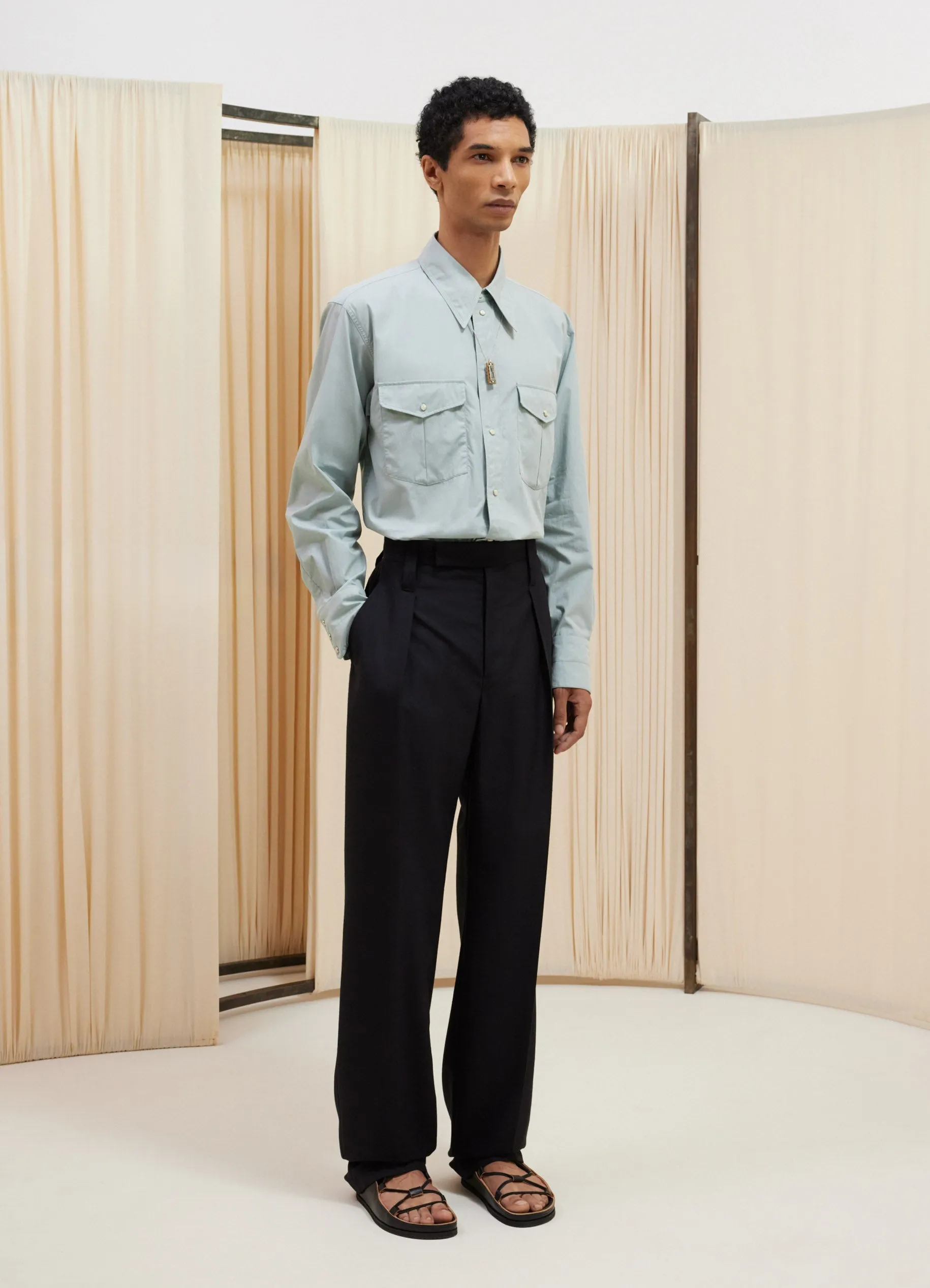 WESTERN SHIRT WITH SNAPS sold by Lemaire product image thumbnail 2