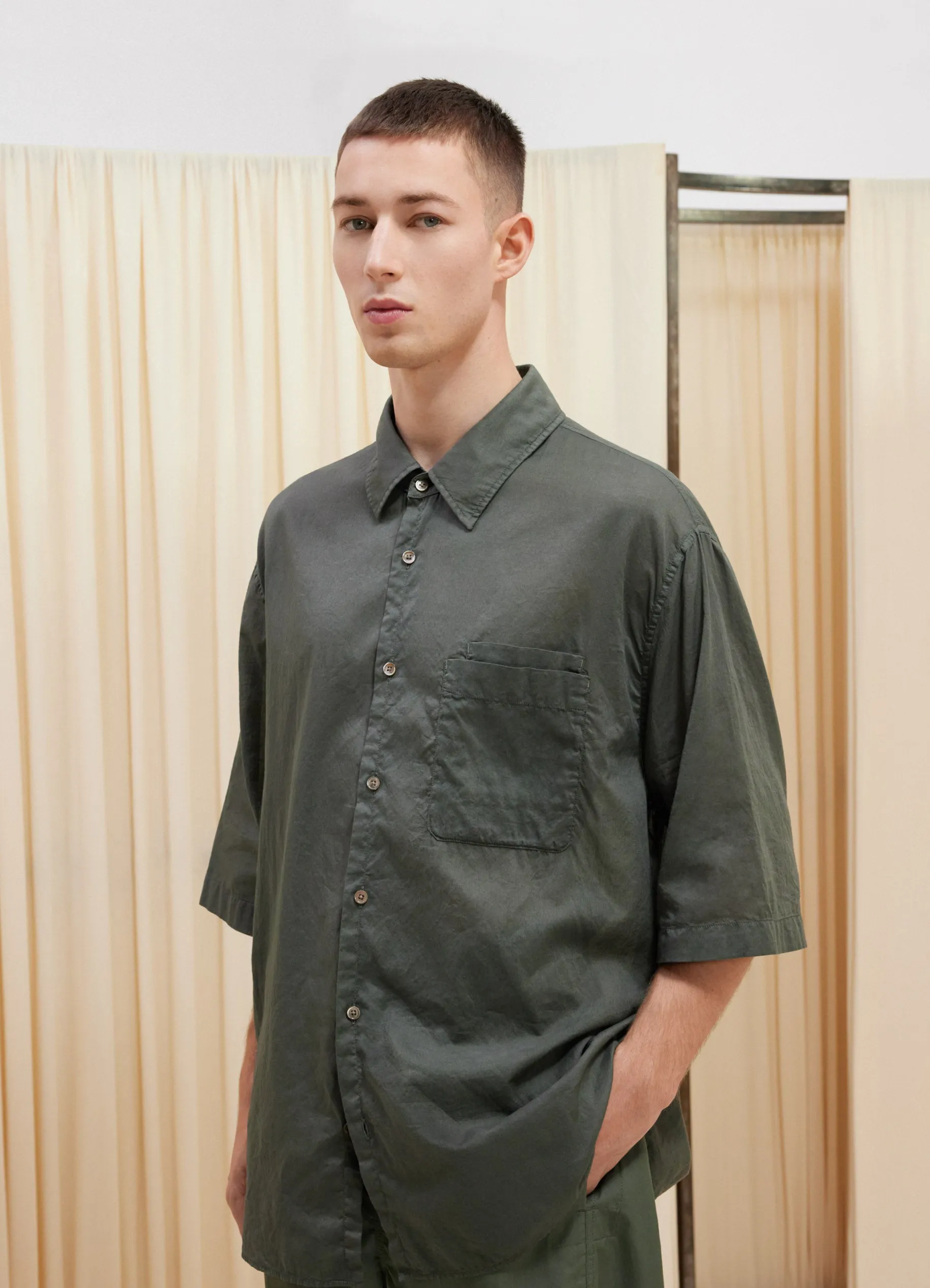DOUBLE POCKET SHORT SLEEVE SHIRT sold by Lemaire