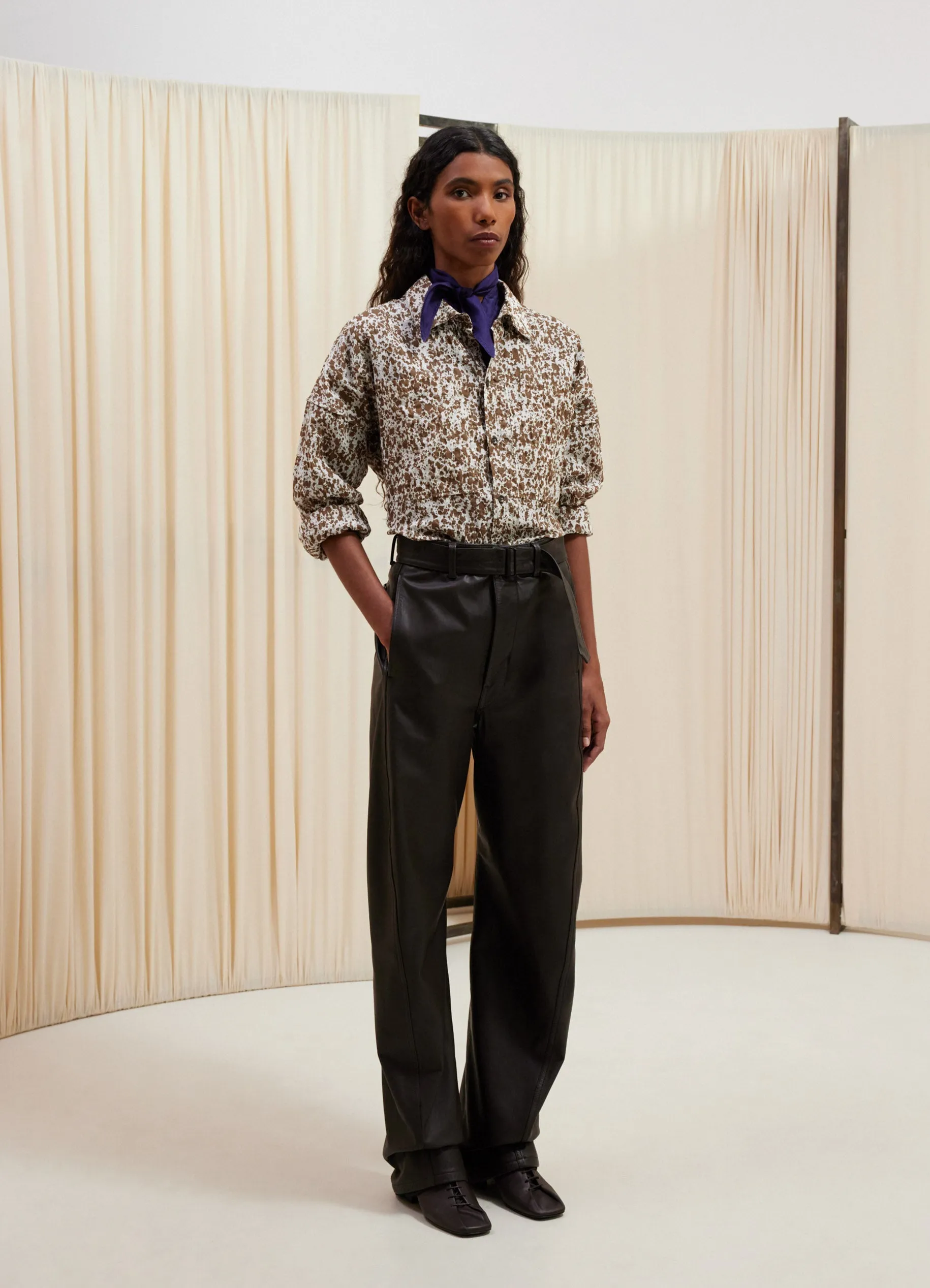 PRINTED FITTED SHIRT sold by Lemaire product image thumbnail 2