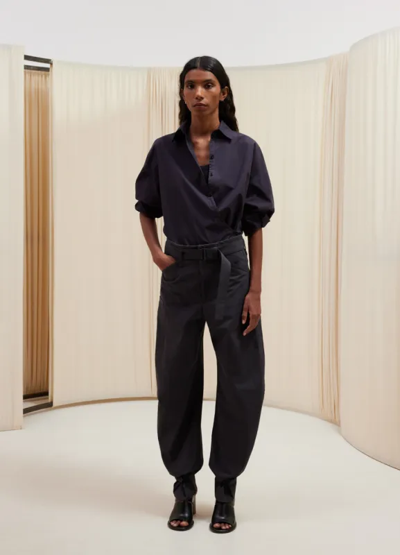 BELTED TAPERED PANTS sold by Lemaire