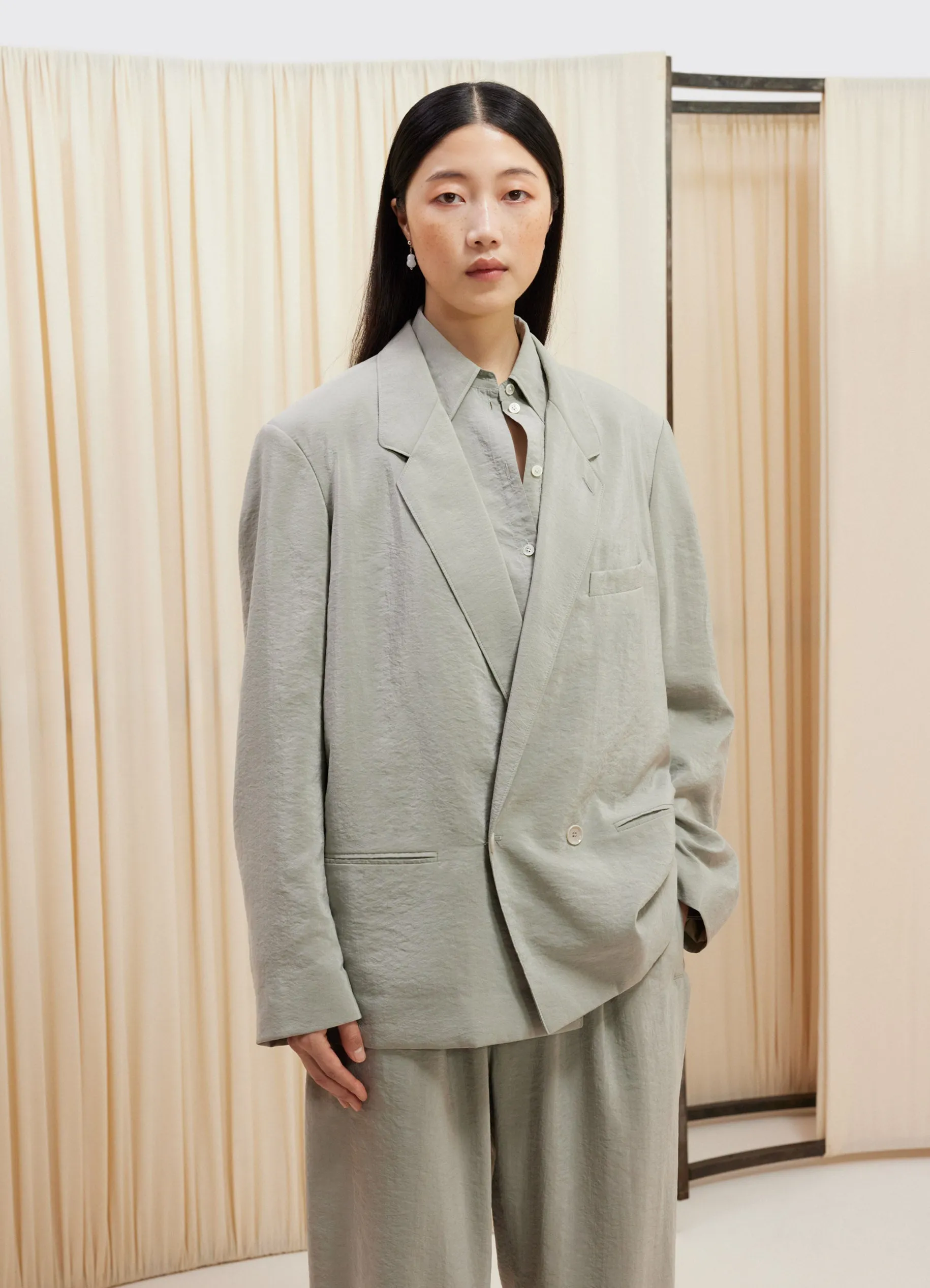 DOUBLE BREASTED JACKET sold by Lemaire product image thumbnail 3