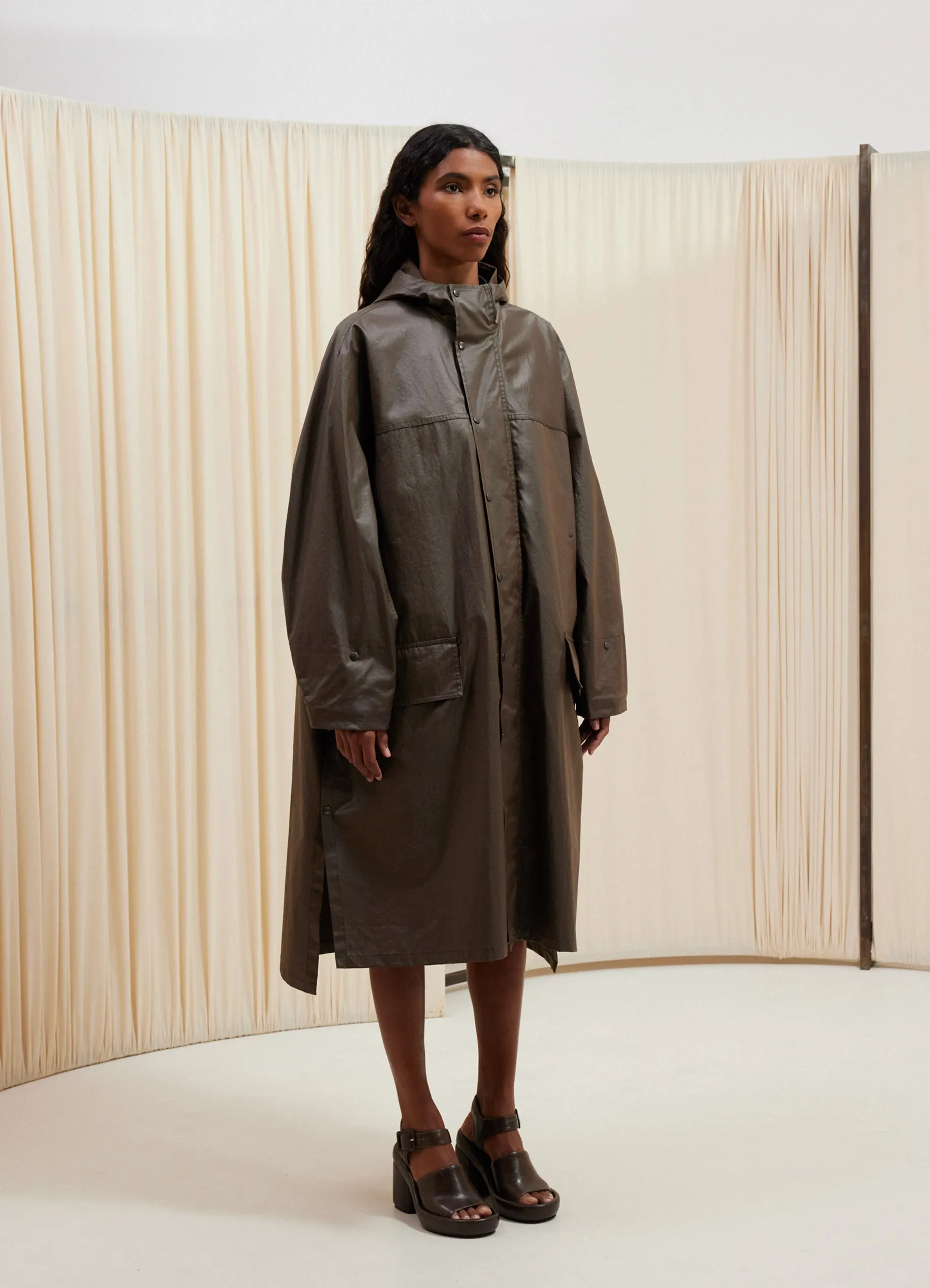 HOODED RAINCOAT sold by Lemaire product image thumbnail 2