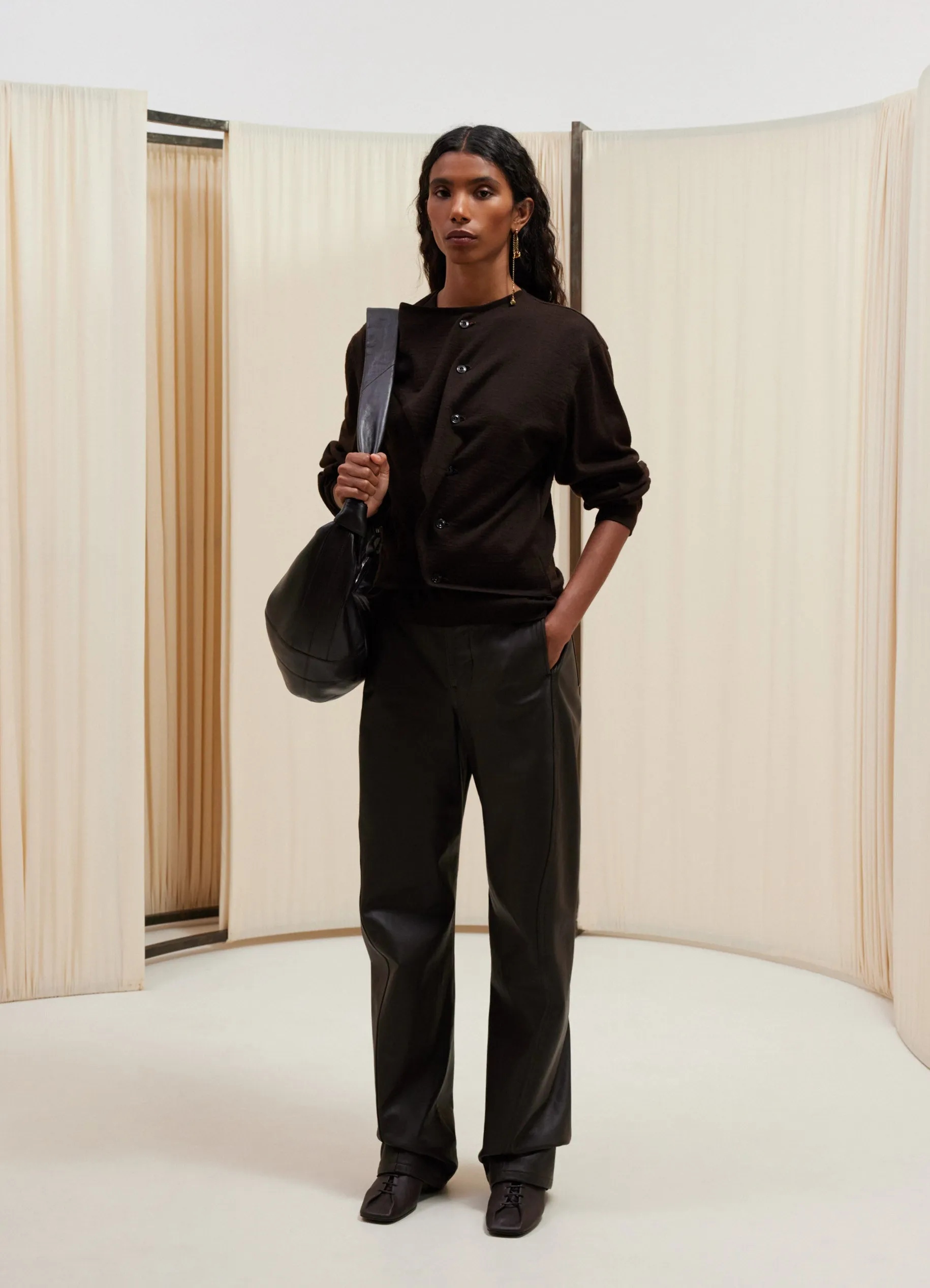 TROMPE L’OEIL CARDIGAN JUMPER sold by Lemaire product image thumbnail 2