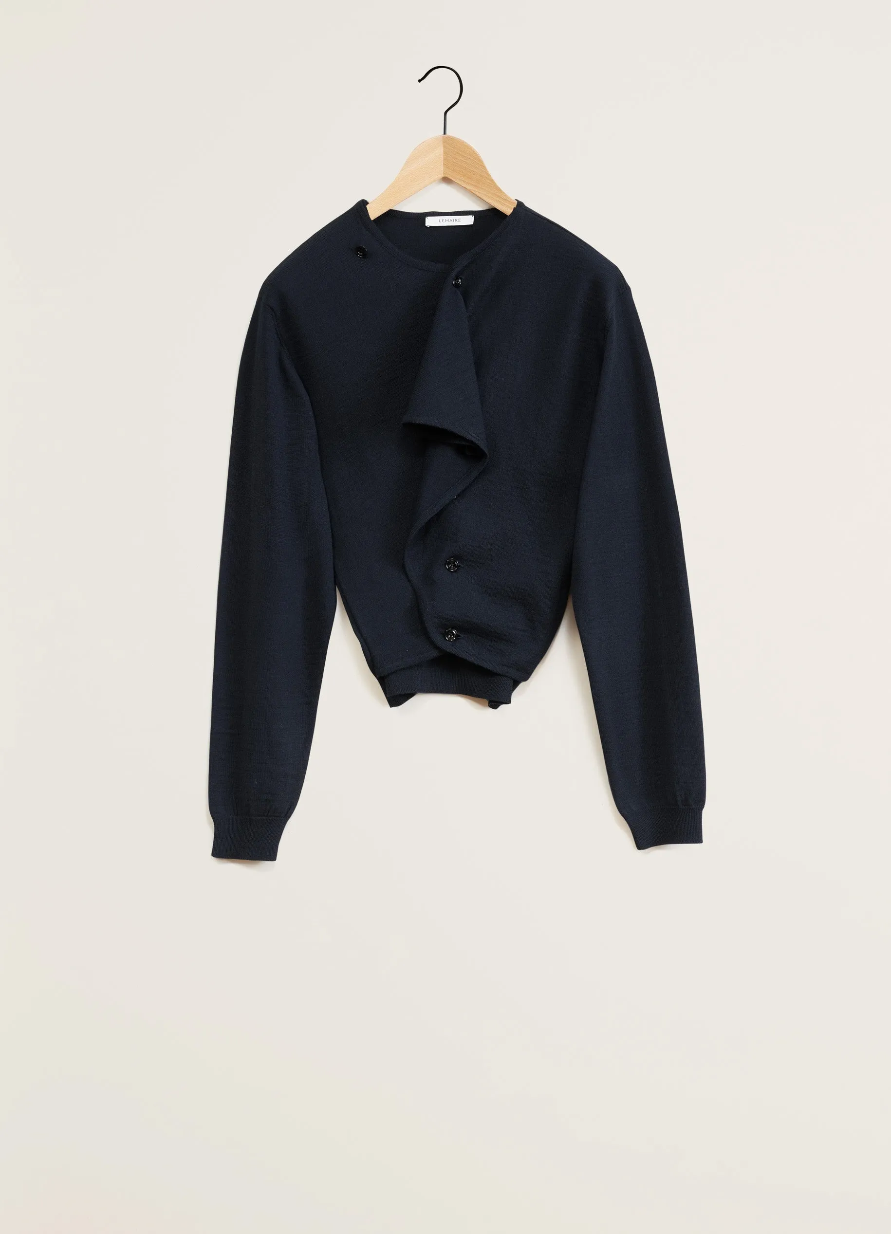 TROMPE L’OEIL CARDIGAN JUMPER sold by Lemaire product image thumbnail 3