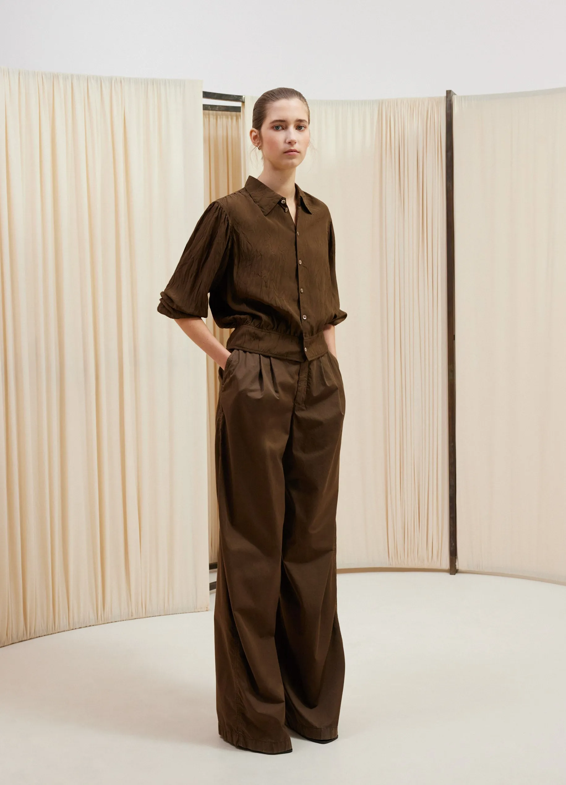 GATHERED BLOUSE sold by Lemaire product image thumbnail 2