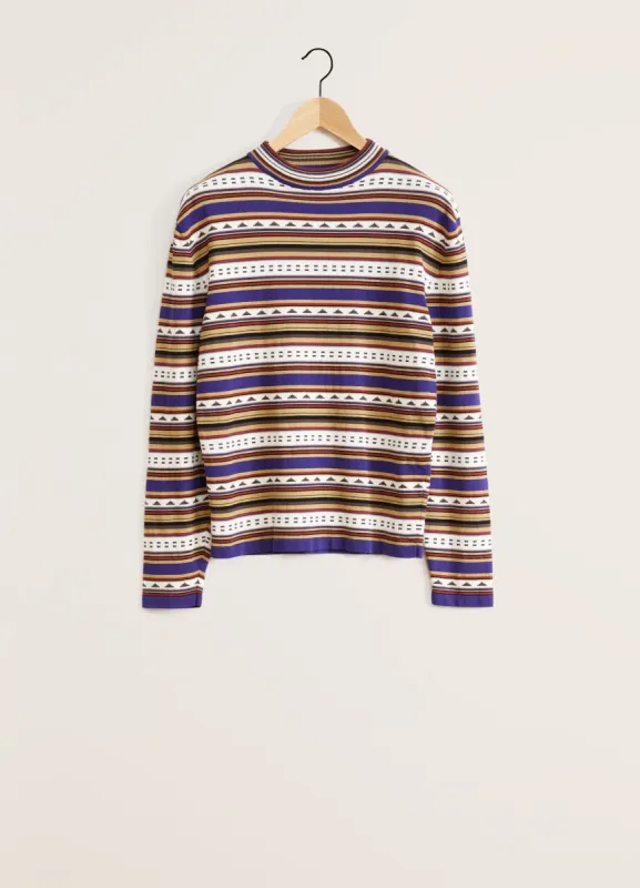 JACQUARD HIGH NECK SWEATE sold by Lemaire