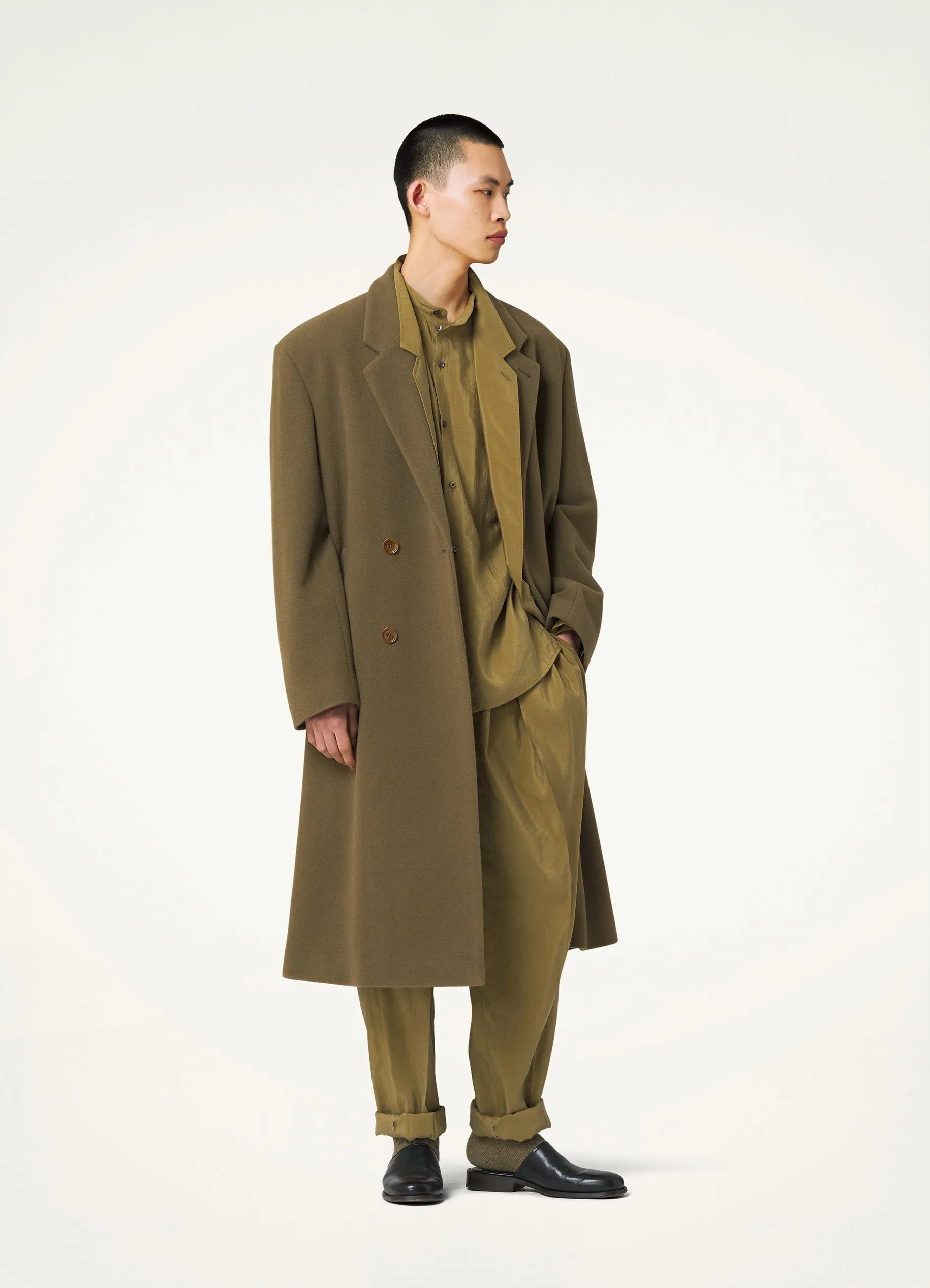 MAXI DOUBLE BREASTED COAT sold by Lemaire product image thumbnail 3