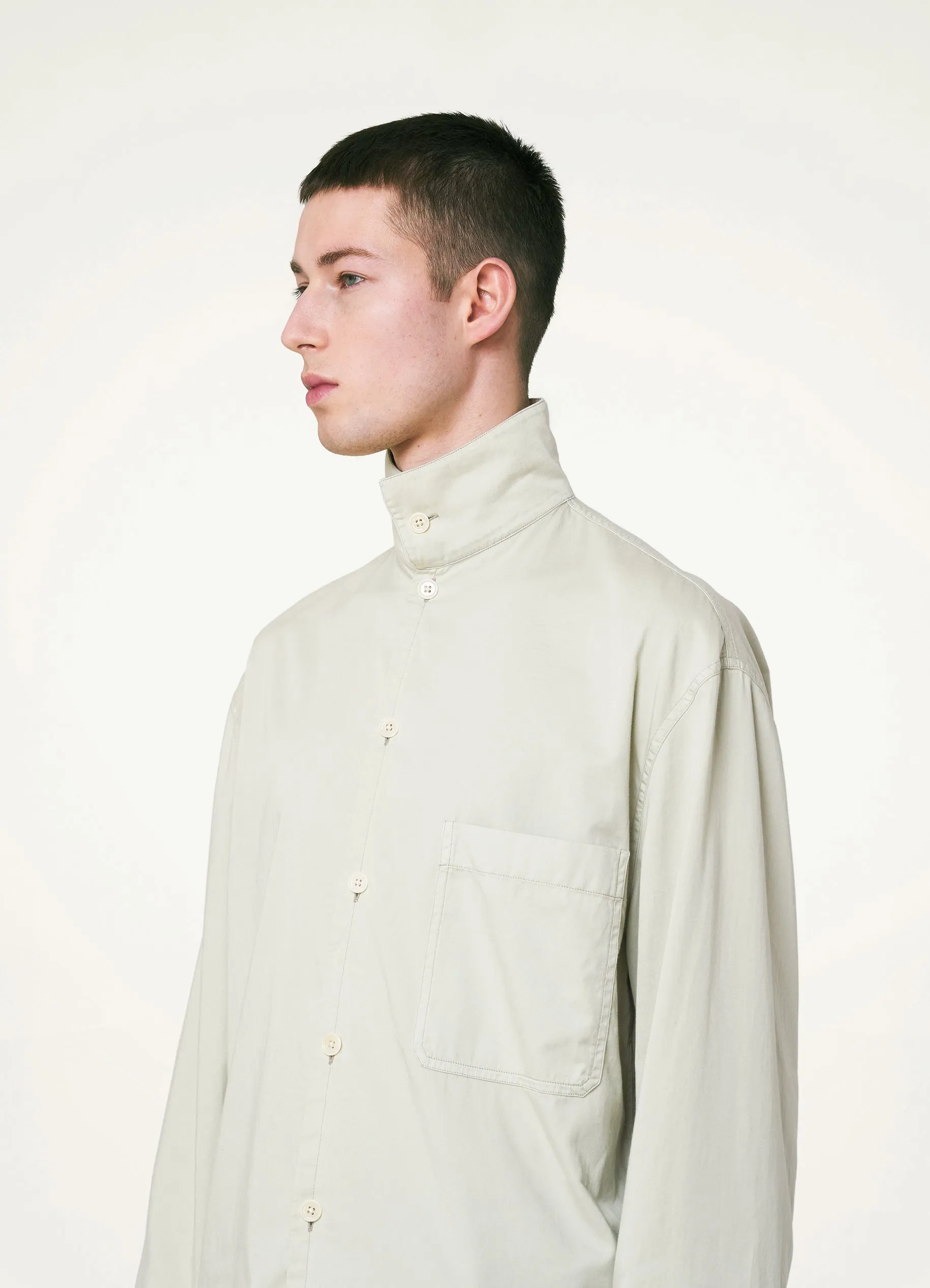STAND COLLAR SHIRT sold by Lemaire product image thumbnail 3
