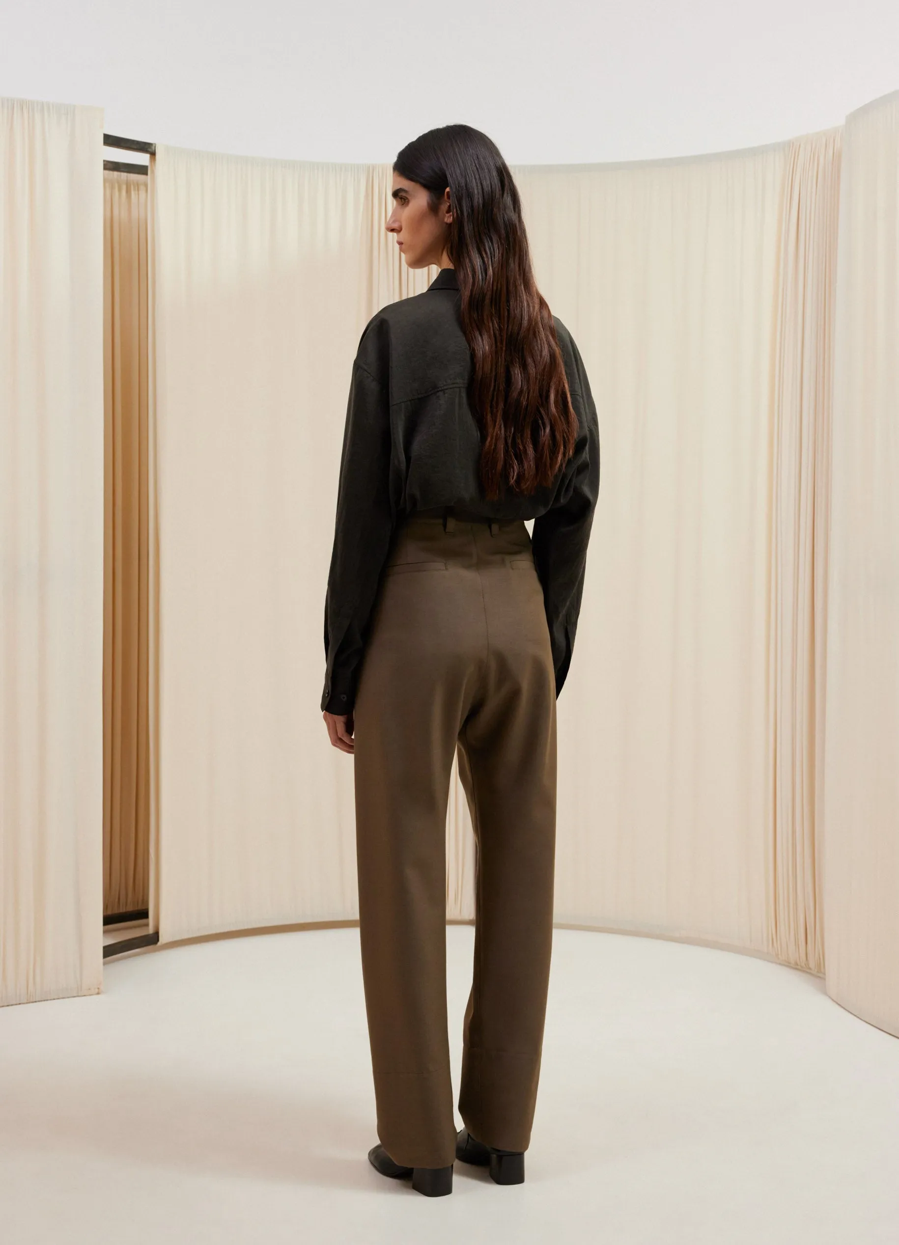 PLEATED TAILORED PANTS sold by Lemaire product image thumbnail 2