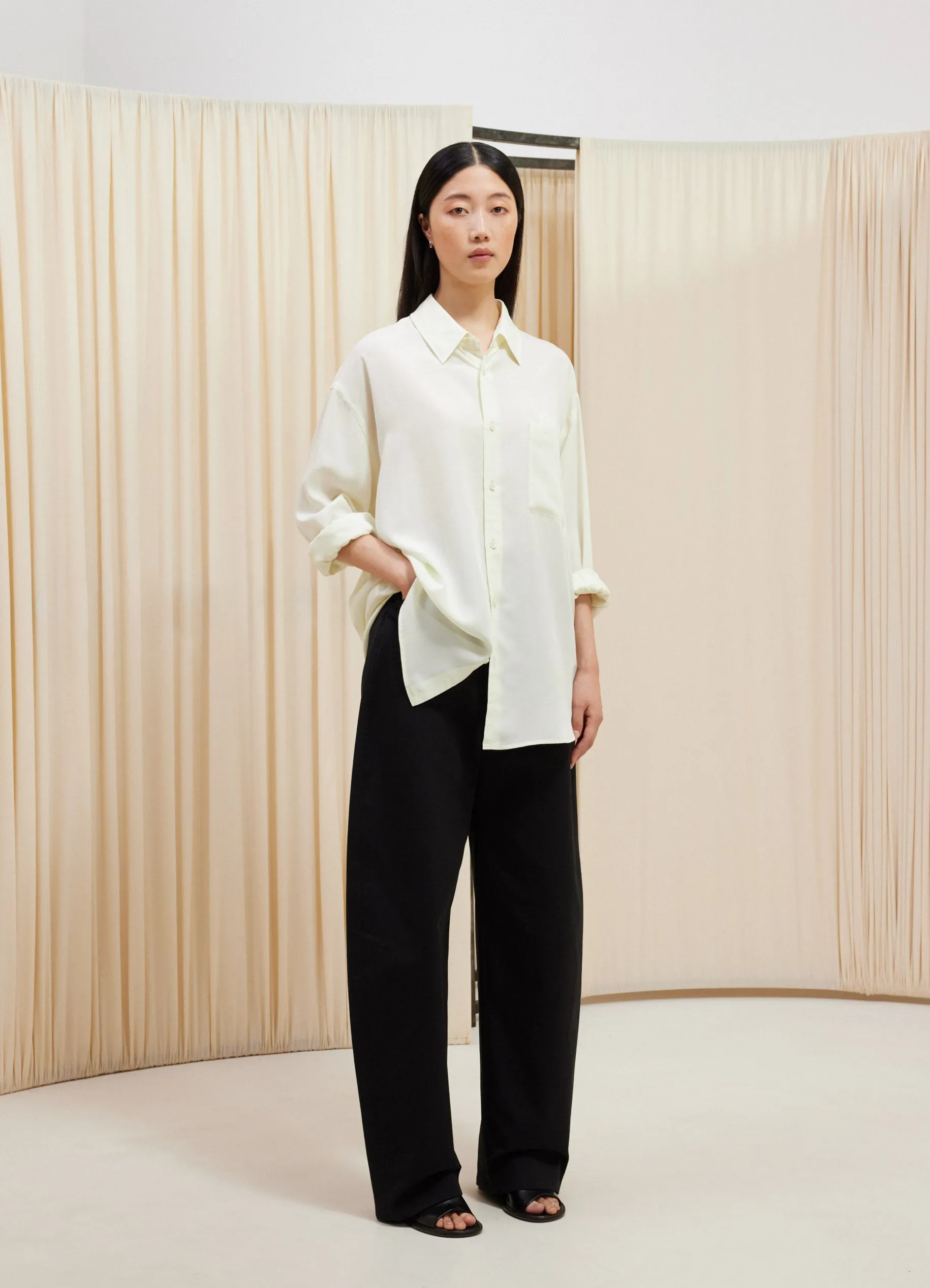 DOUBLE POCKET LS SHIRT sold by Lemaire product image thumbnail 2