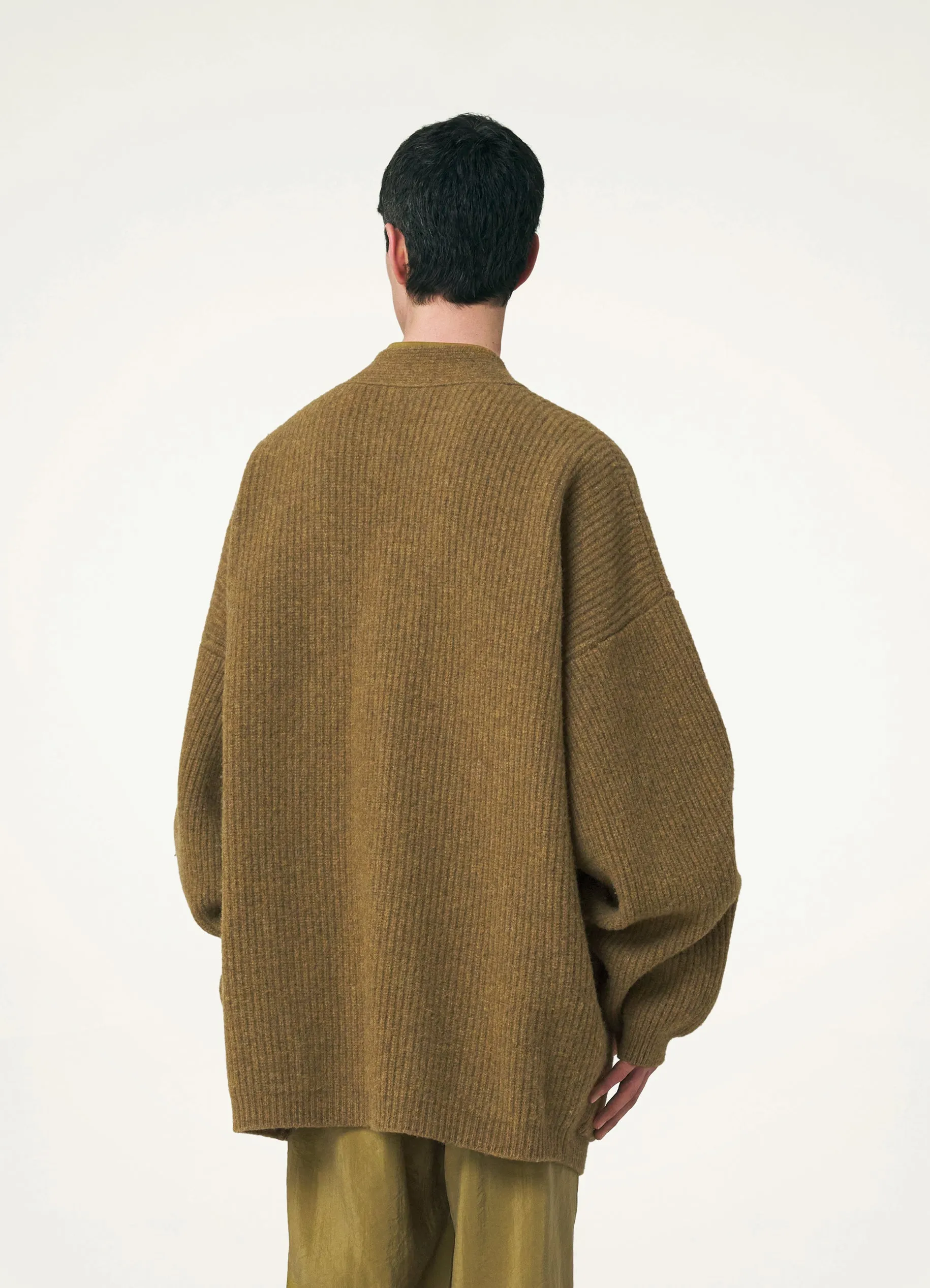 FELTED CARDIGAN COAT sold by Lemaire product image thumbnail 5
