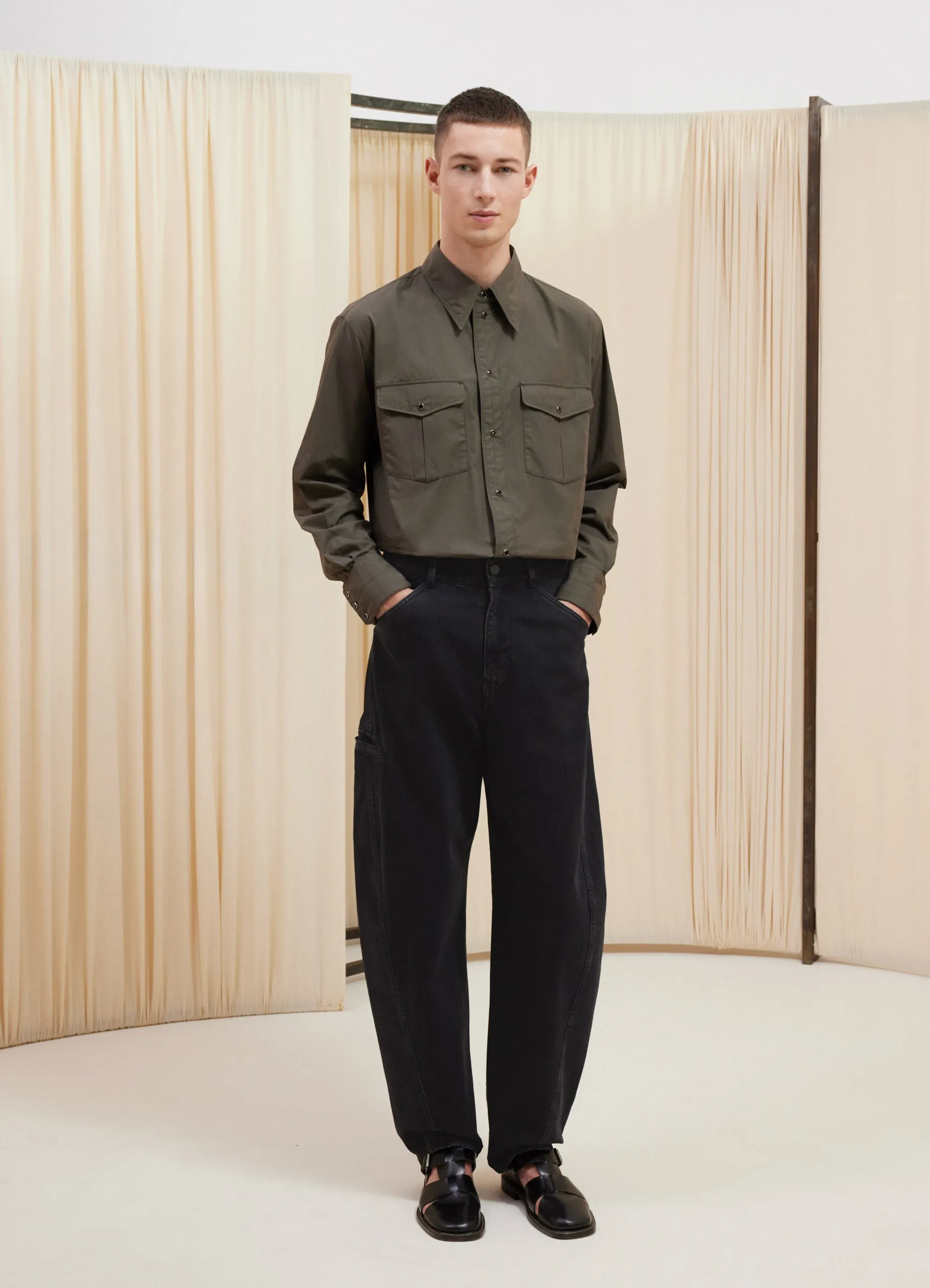 WESTERN SHIRT WITH SNAPS sold by Lemaire product image thumbnail 2