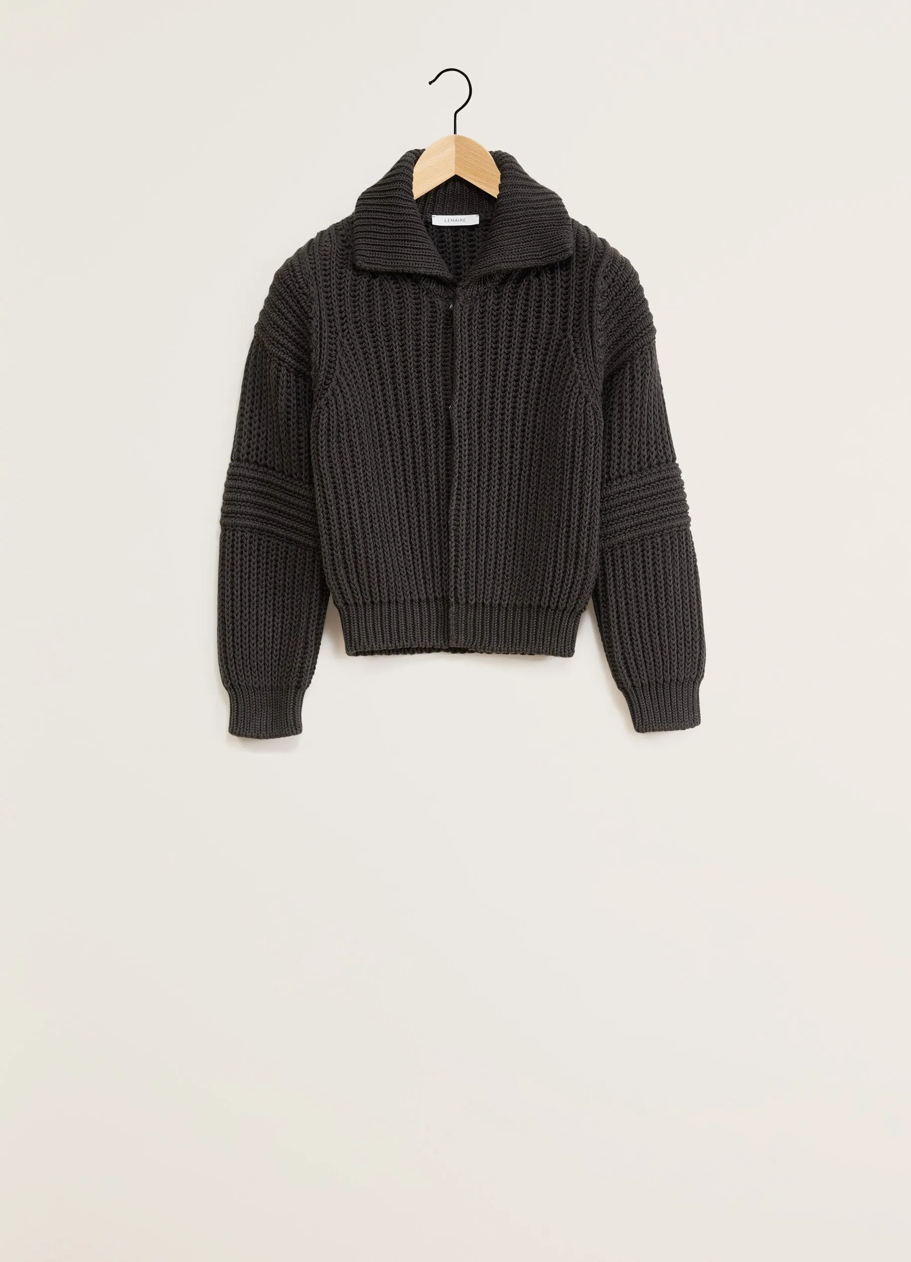 CHUNKY CARDIGAN WITH SNAPS sold by Lemaire product image thumbnail 3