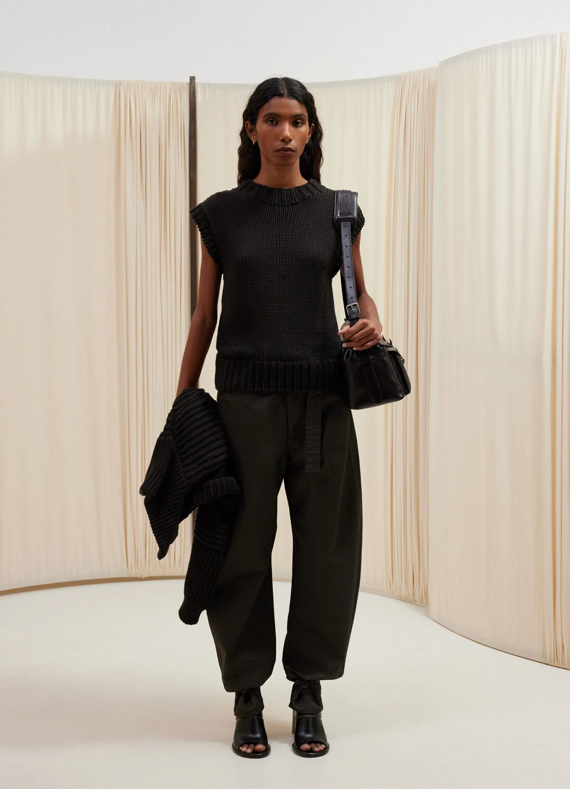 CHUNKY SLEEVELESS SWEATER sold by Lemaire product image thumbnail 2