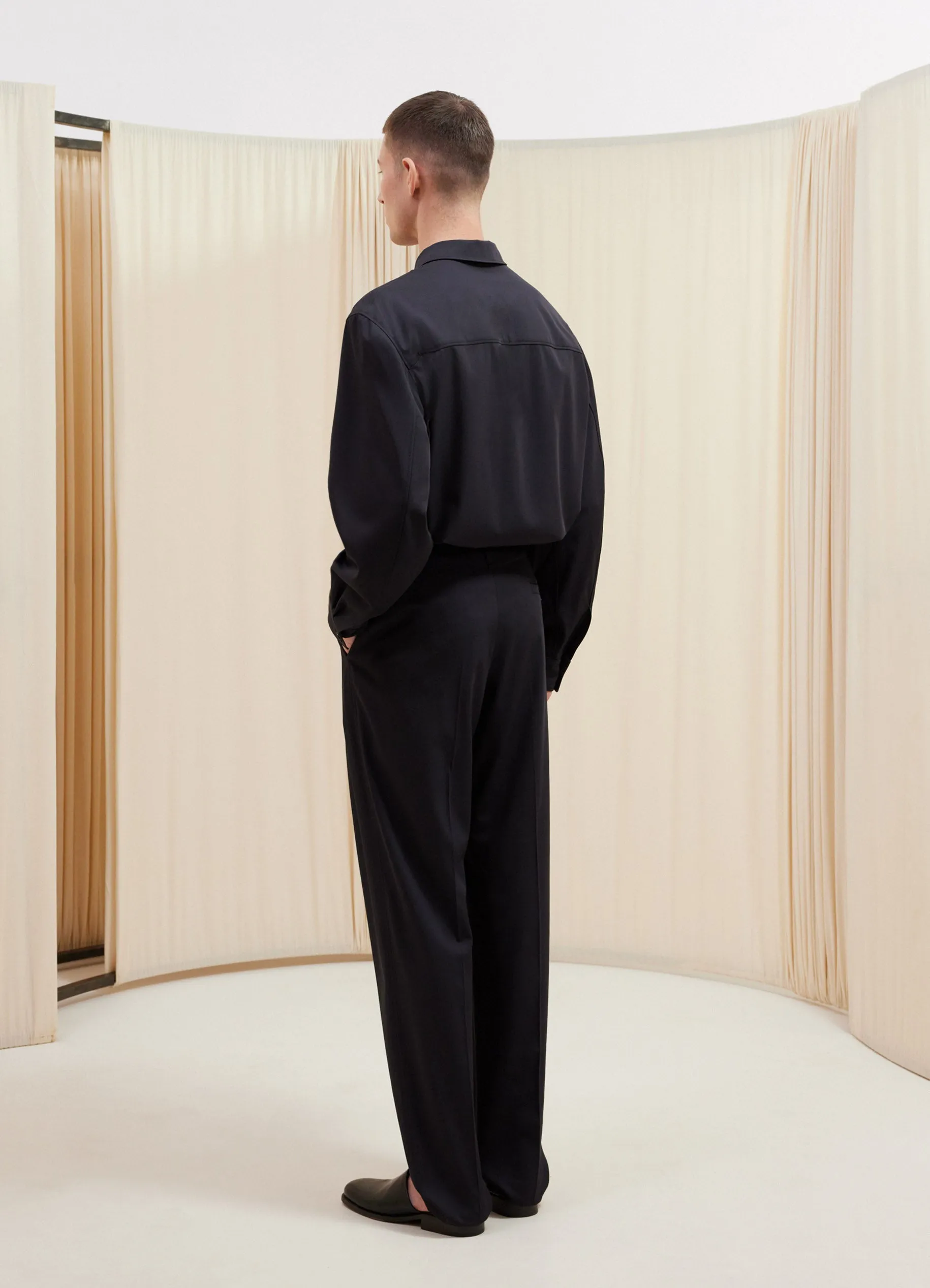 TAILORED PLEATED PANTS sold by Lemaire product image thumbnail 5