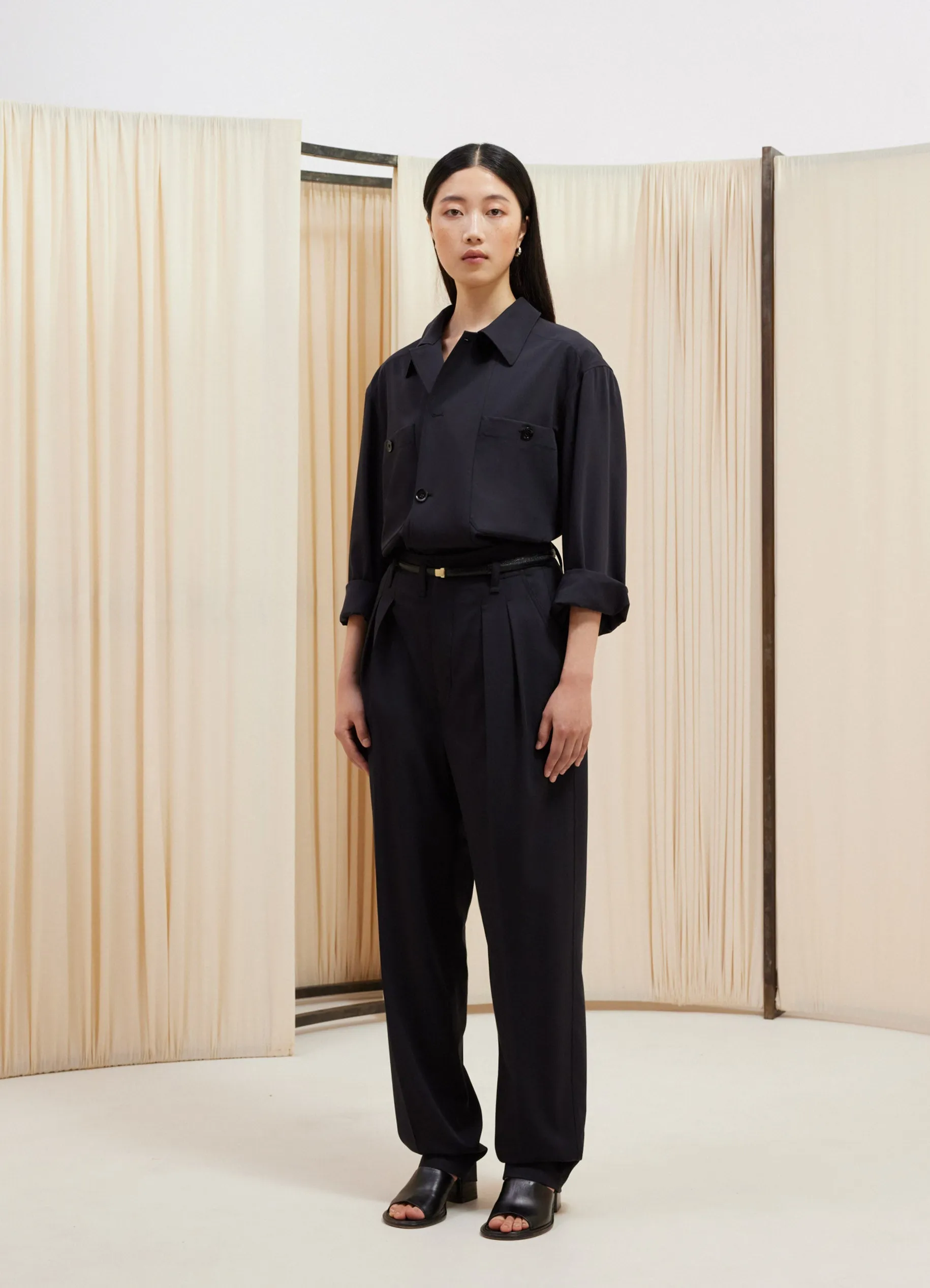 TAILORED PLEATED PANTS sold by Lemaire product image thumbnail 2