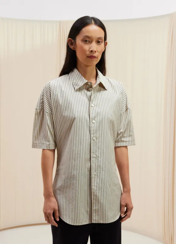 SHORT SLEEVE FITTED SHIRT sold by Lemaire