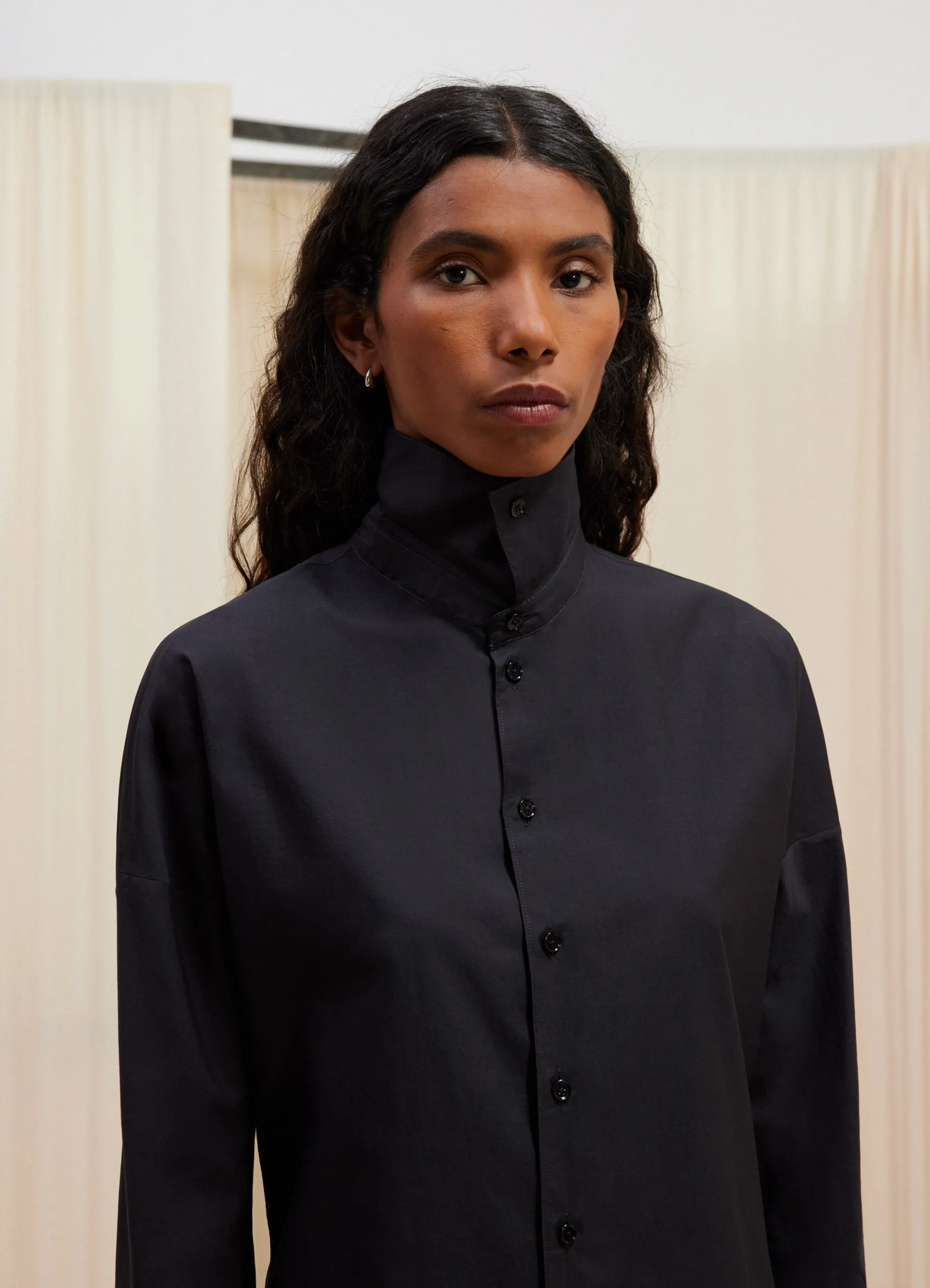 FITTED BAND COLLAR SHIRT sold by Lemaire product image thumbnail 2