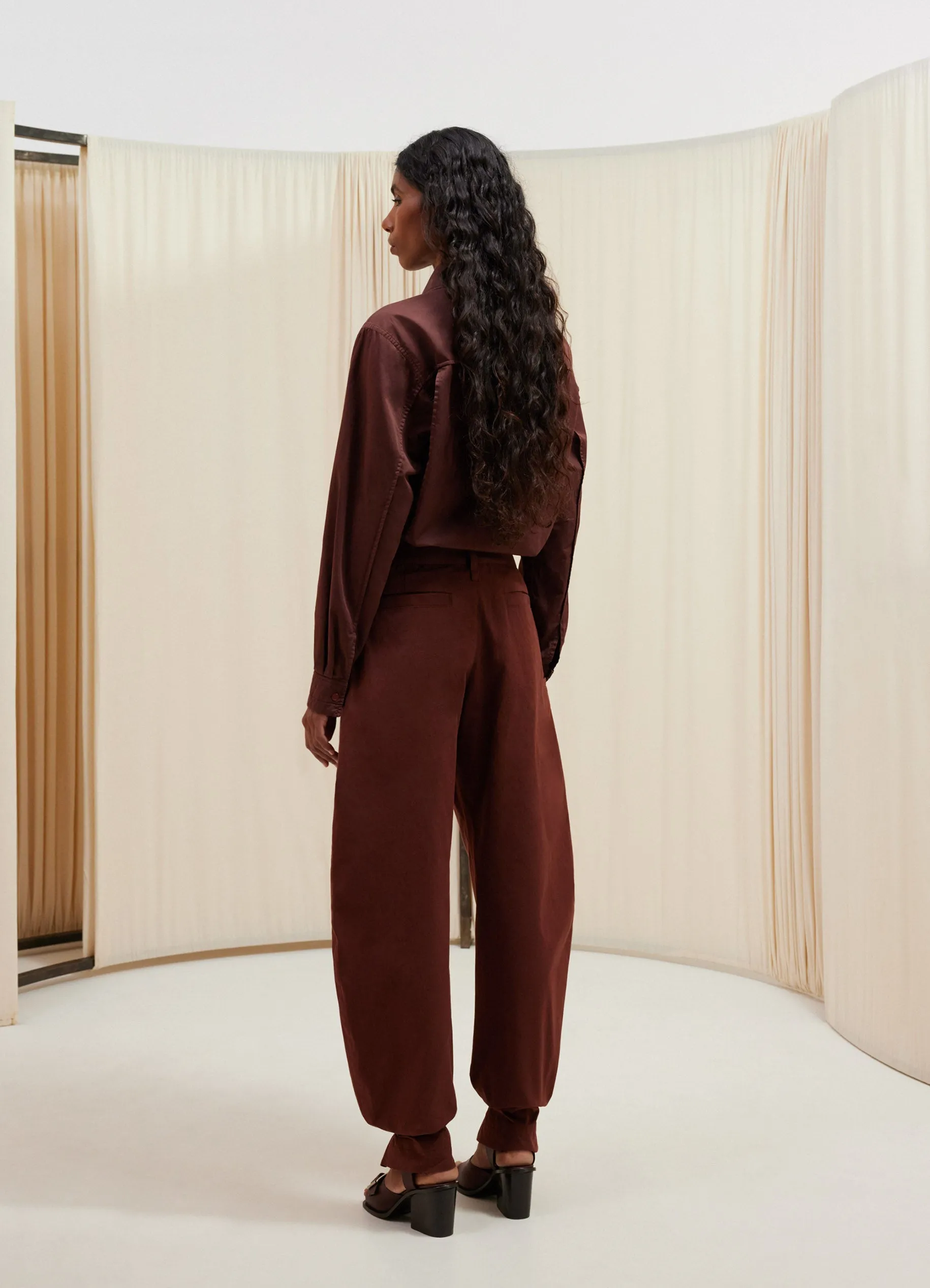 BELTED TAPERED PANTS sold by Lemaire product image thumbnail 2