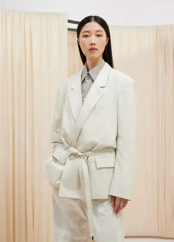 BELTED LIGHT TAILORED JACKET sold by Lemaire