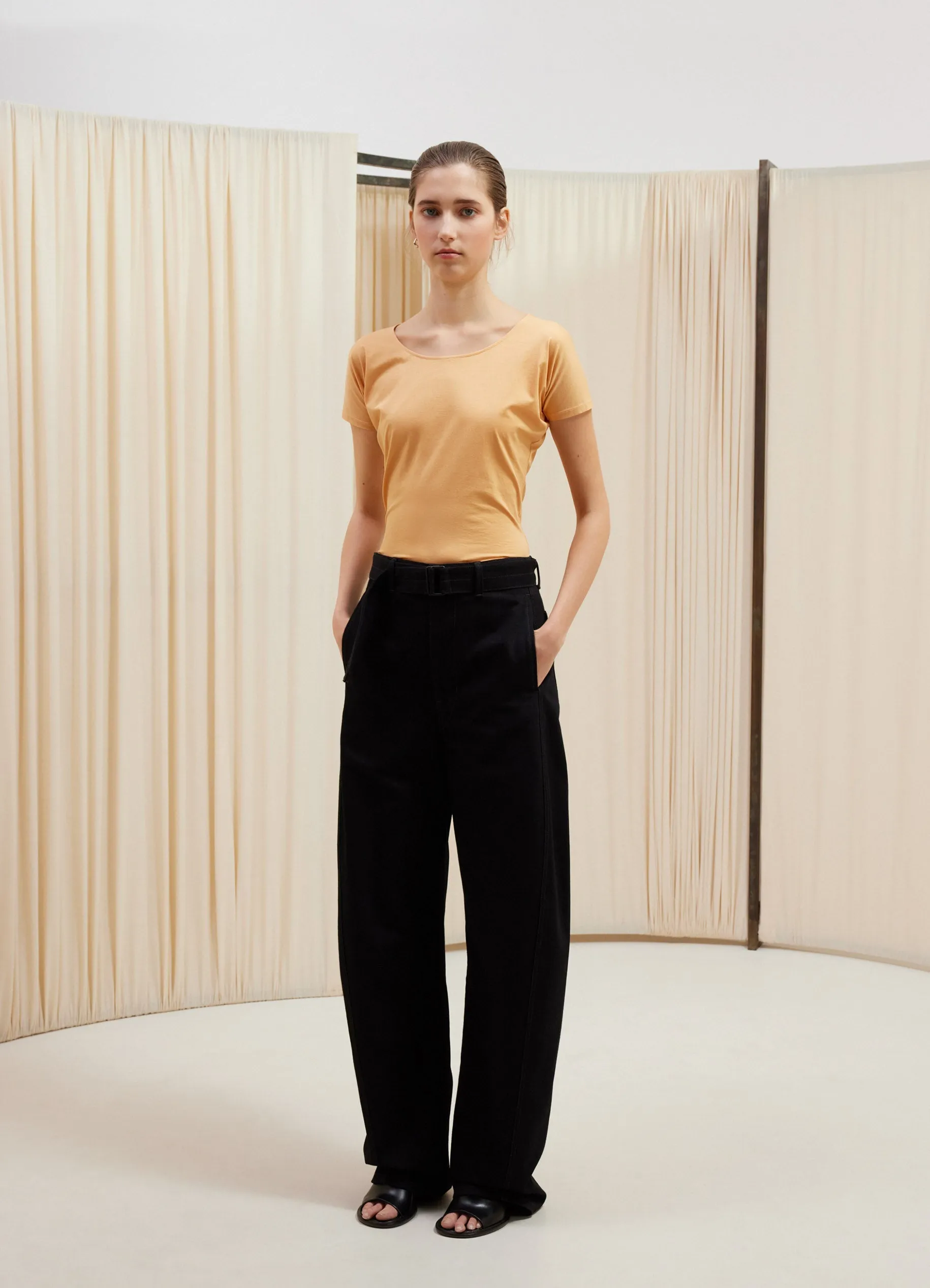 SECOND SKIN SHORT SLEEVE T-SHIRT sold by Lemaire