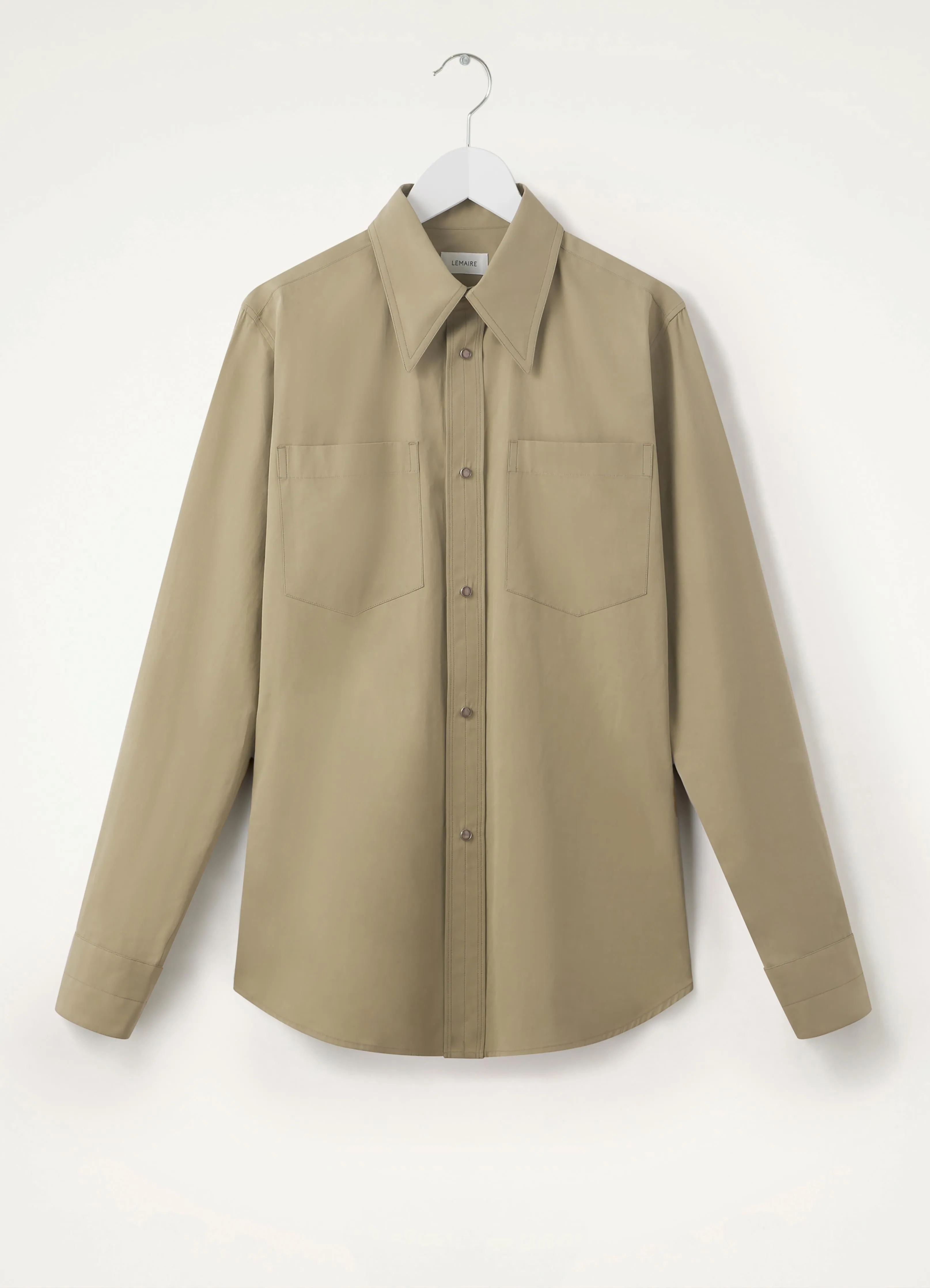 POINTED COLLAR SHIRT WITH SNAPS sold by Lemaire product image thumbnail 5