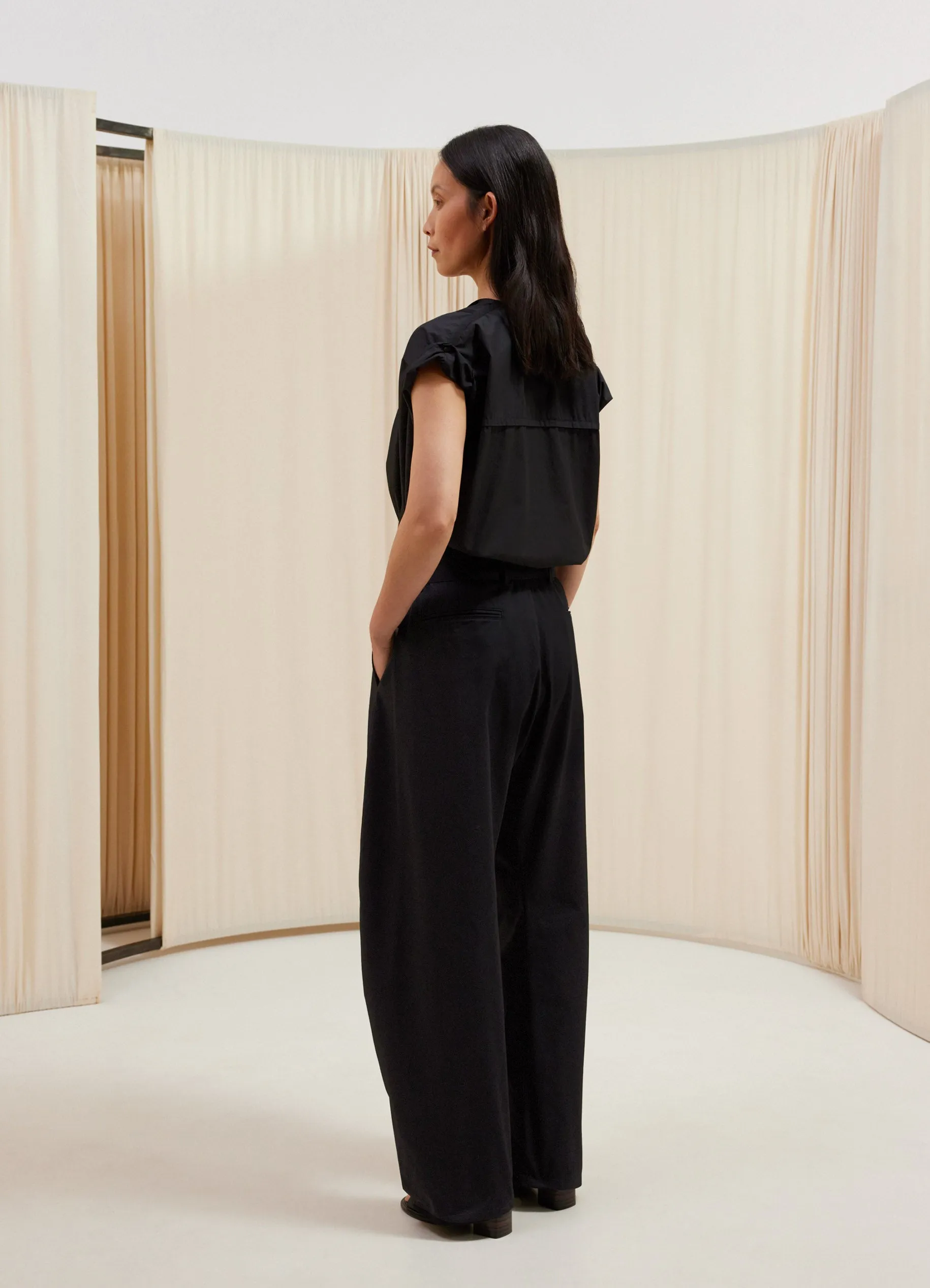 LIGHT BELTED TWISTED PANTS sold by Lemaire product image thumbnail 2