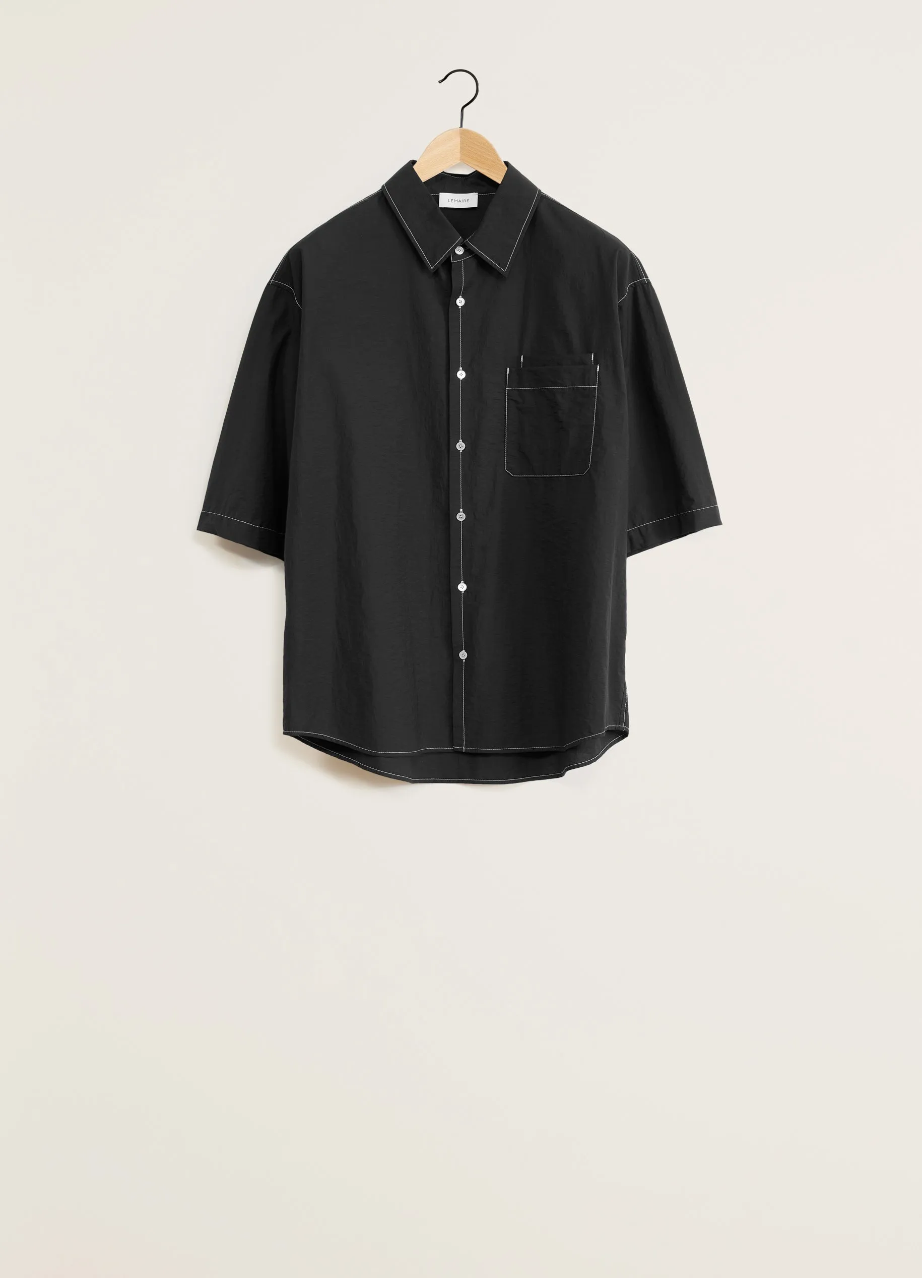 DOUBLE POCKET SHORT SLEEVE SHIRT sold by Lemaire product image thumbnail 3