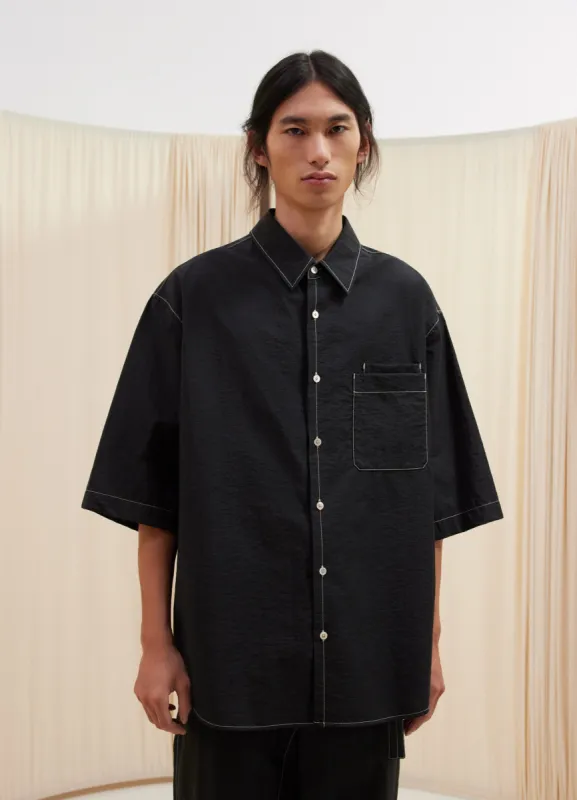 DOUBLE POCKET SHORT SLEEVE SHIRT made by Lemaire