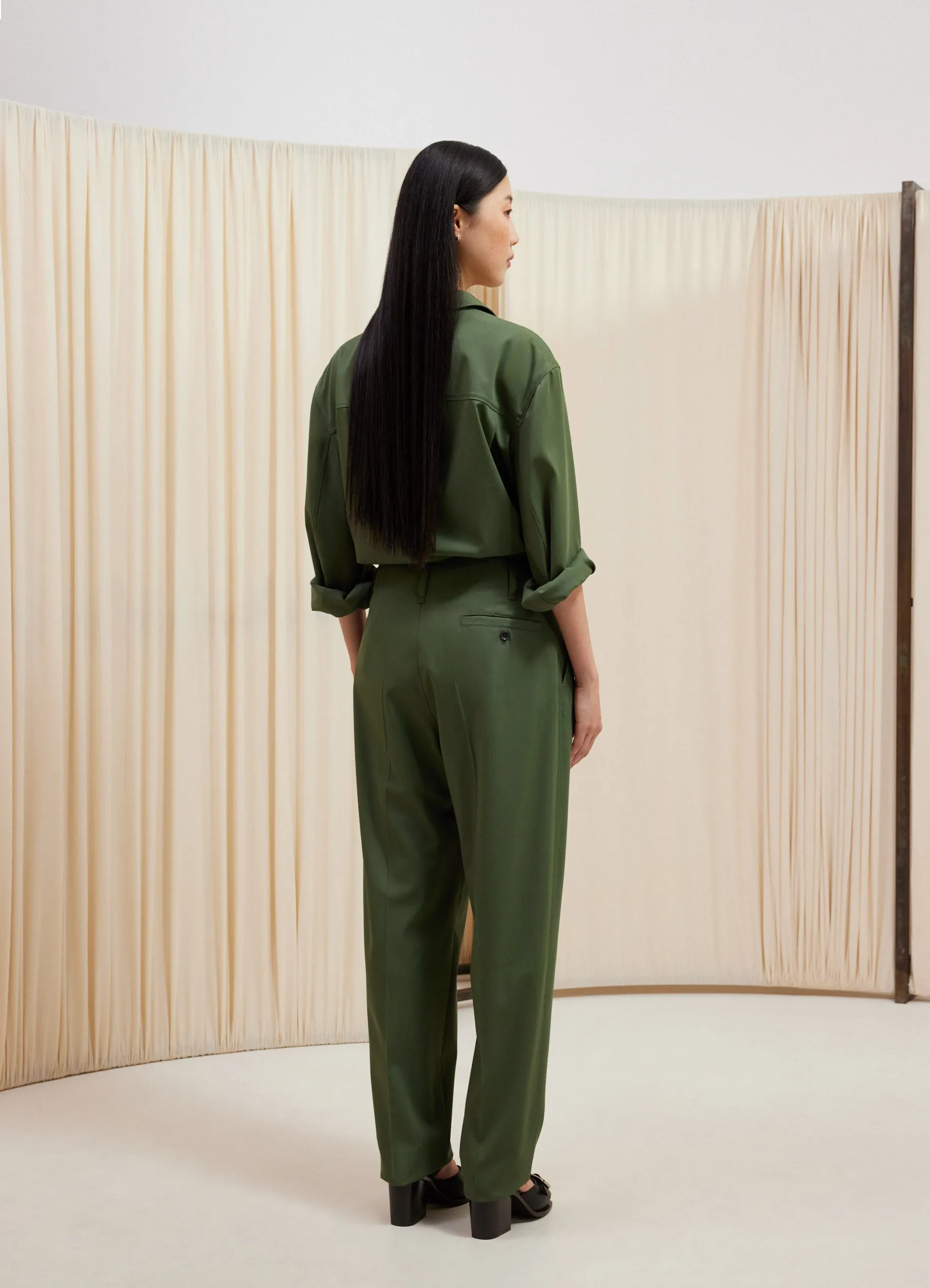 TAILORED PLEATED PANTS sold by Lemaire product image thumbnail 3