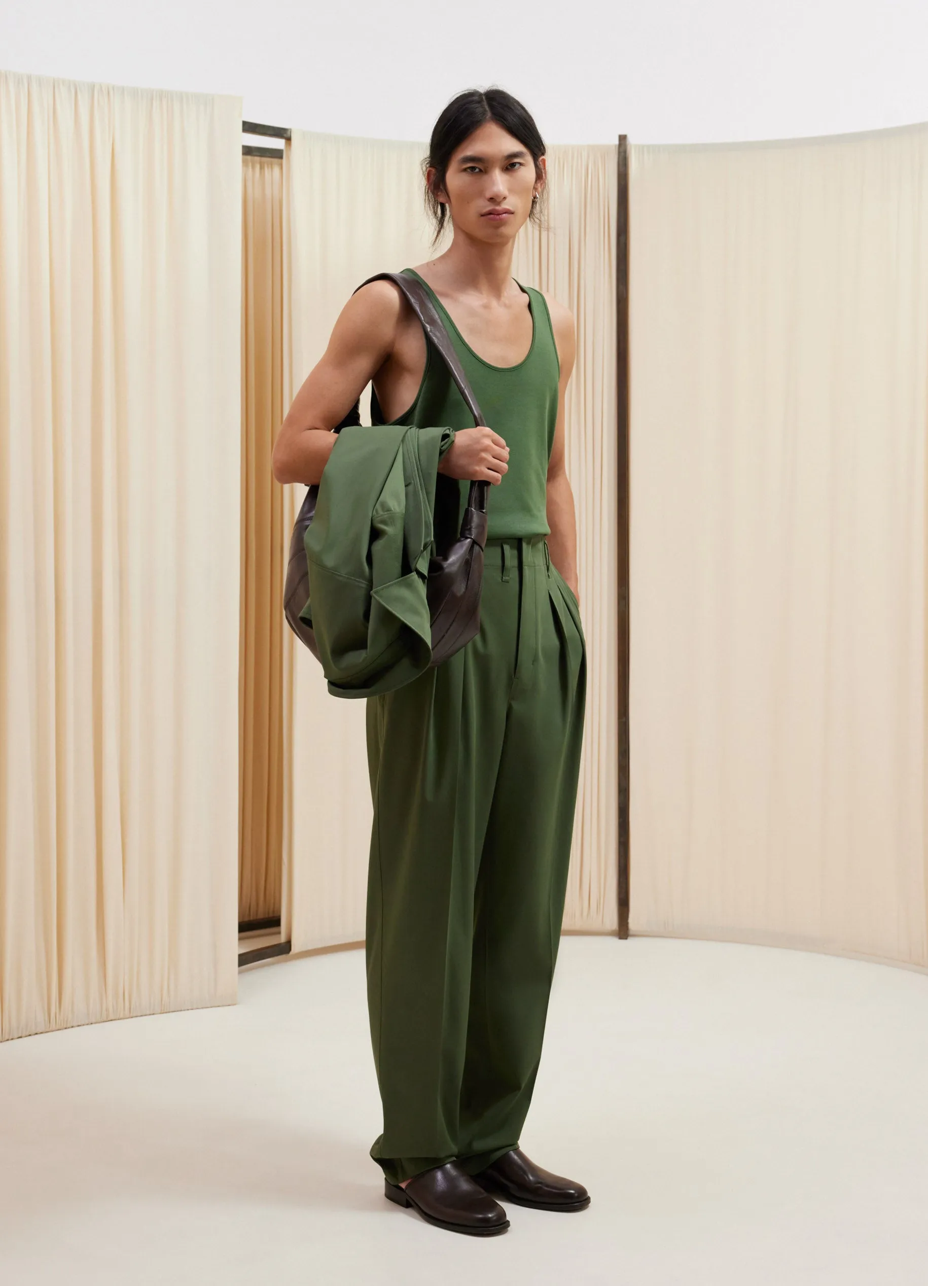 TAILORED PLEATED PANTS sold by Lemaire product image thumbnail 4