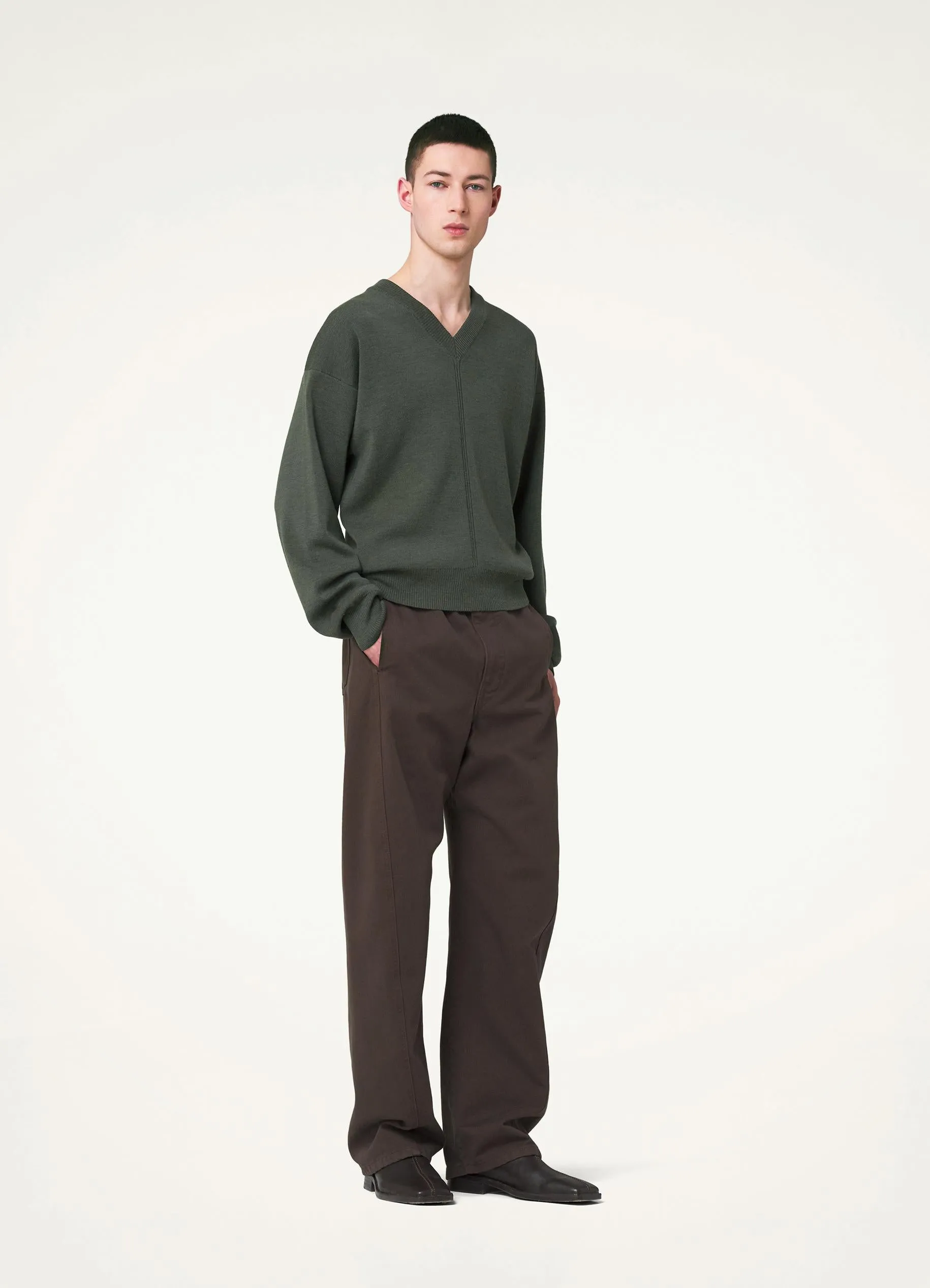 V-NECK JUMPER sold by Lemaire product image thumbnail 4